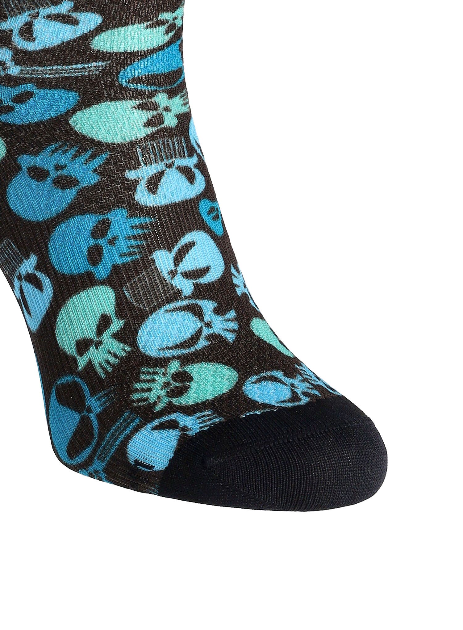 Ženske kolesarske nogavice Karpos Green Fire Socks - atoll/bluebird/moroccan blue