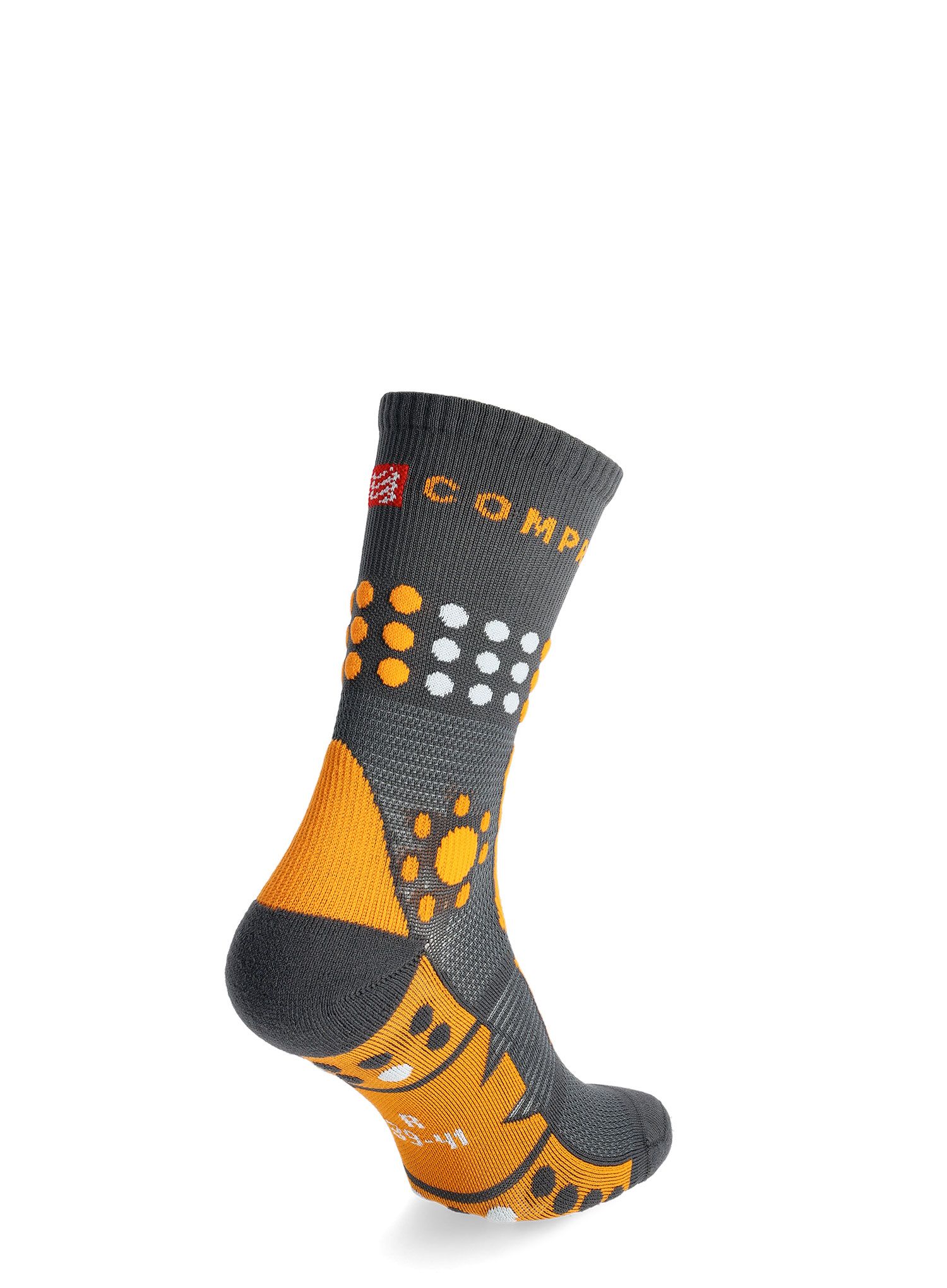 Pohodne nogavice Compressport Trekking Socks - magnet/autumn glory