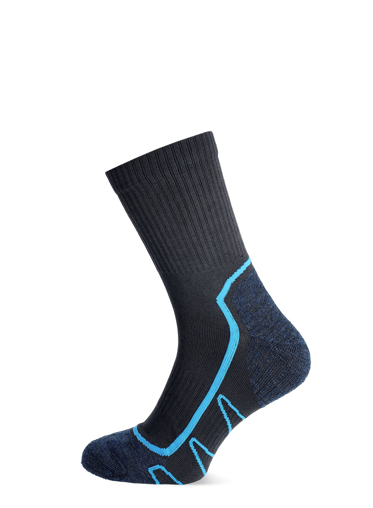 Pohodniške nogavice CMP Trekking Sock Poly Mid - antracite/deep lake