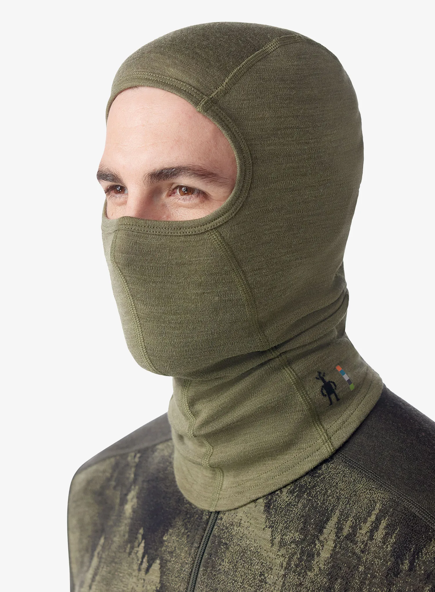 Podkapa SmartWool Merino 250 Balaclava - winter moss heather