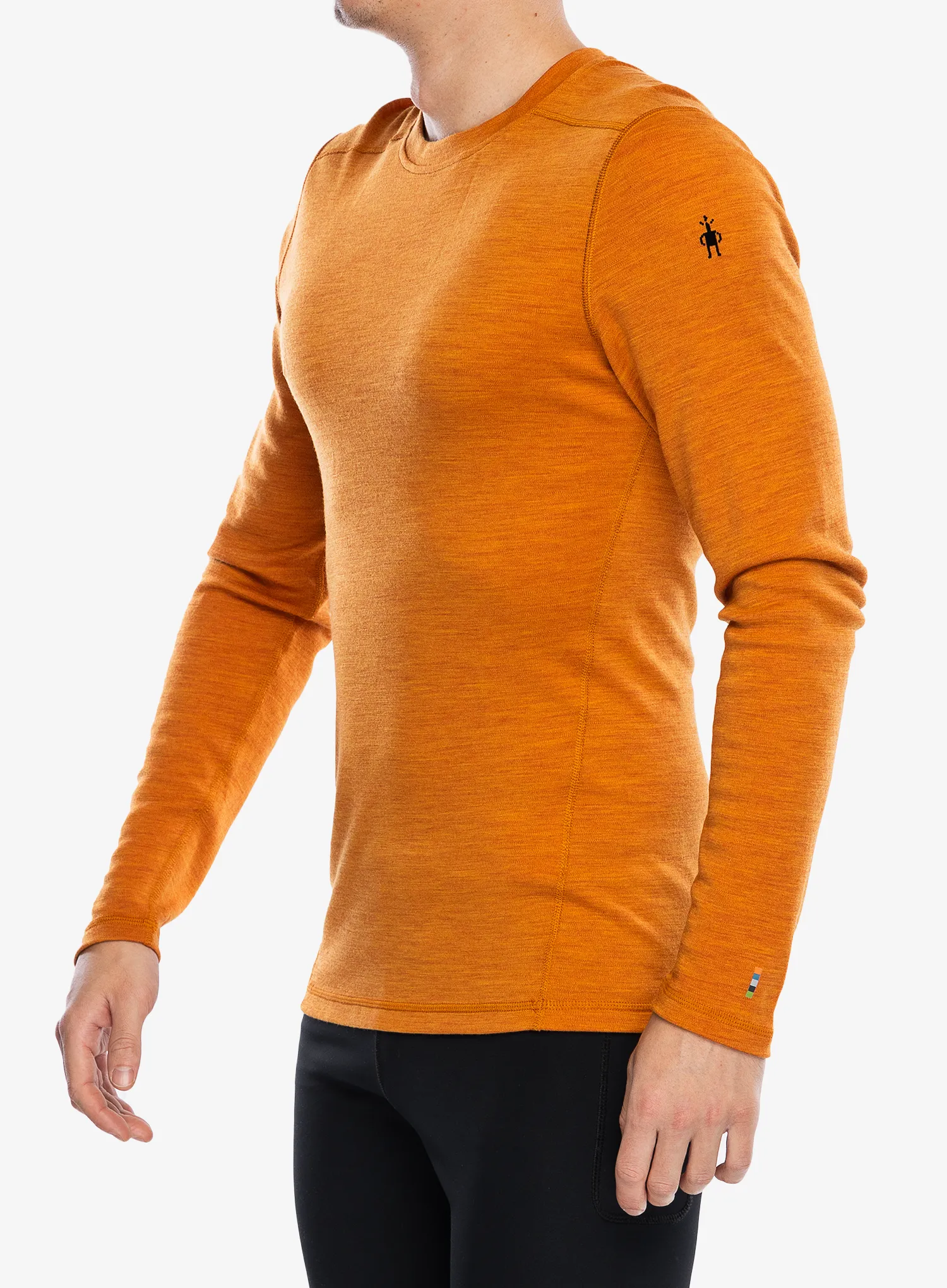 Termo flis jopa SmartWool Merino 250 Baselayer Crew - marmalade h