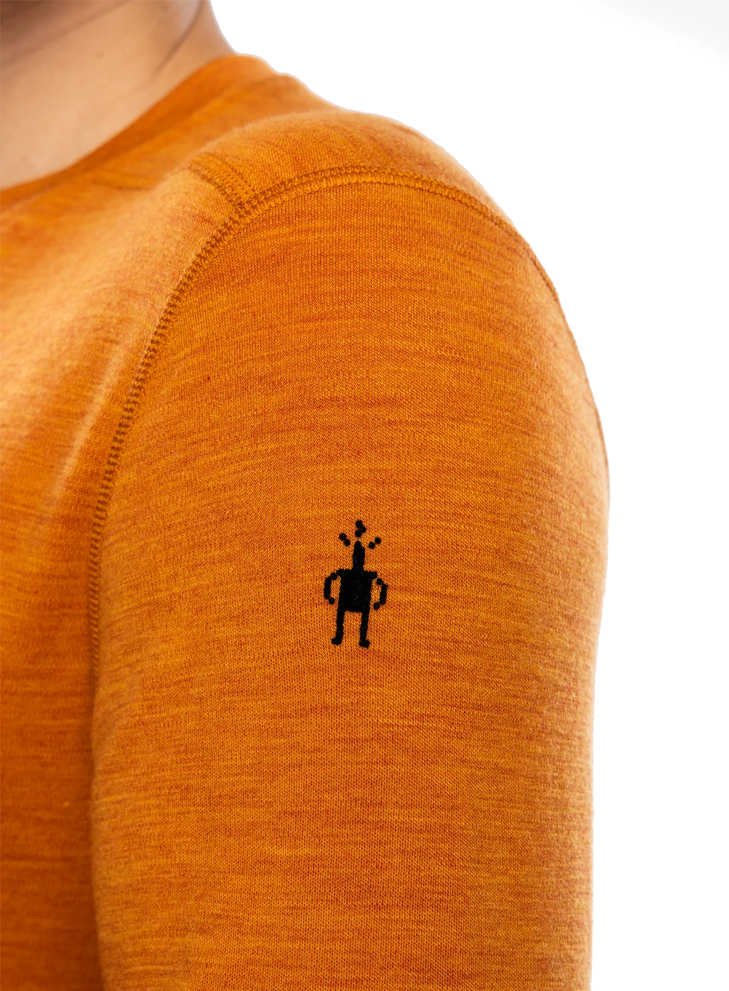 Termo flis jopa SmartWool Merino 250 Baselayer Crew - marmalade h