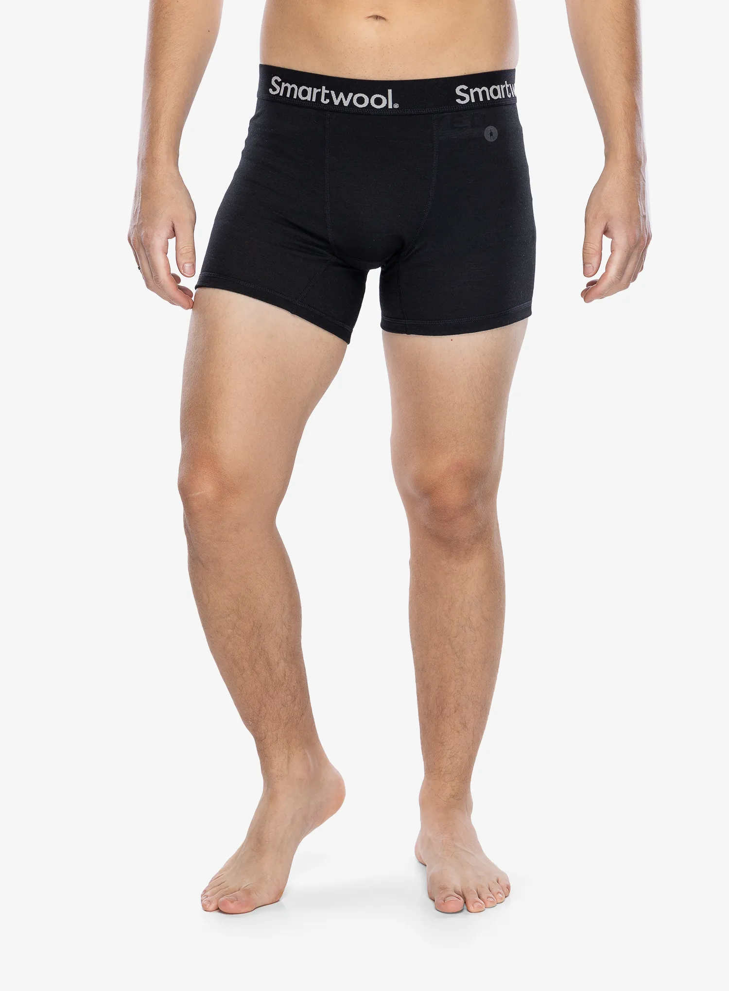 Boksarice Smartwool Active Boxer Brief Boxed - black