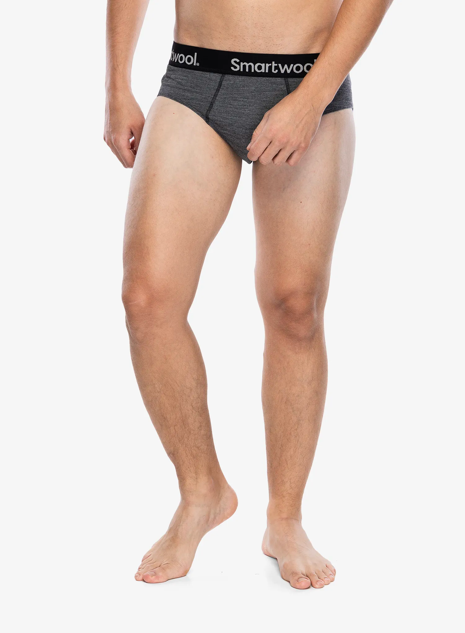 Spodnjice Smartwool Active Brief Boxed - medium gray heather