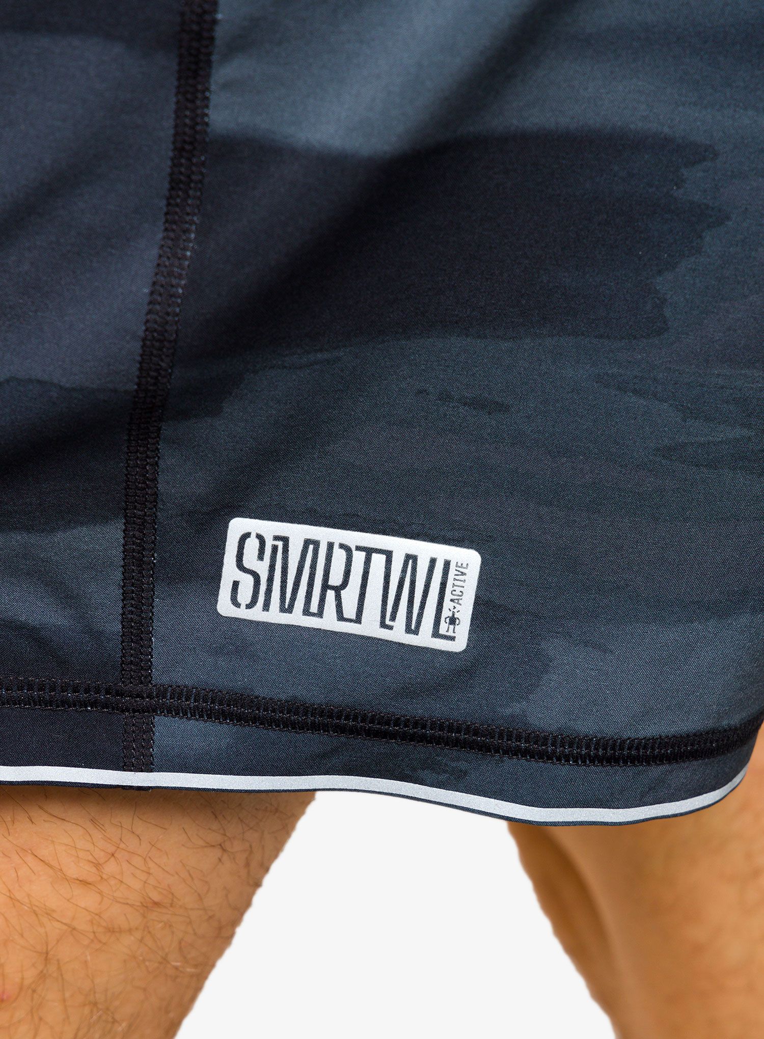 Pohodniške kratke hlače Smartwool Active Lined 5 Short - black horizon print