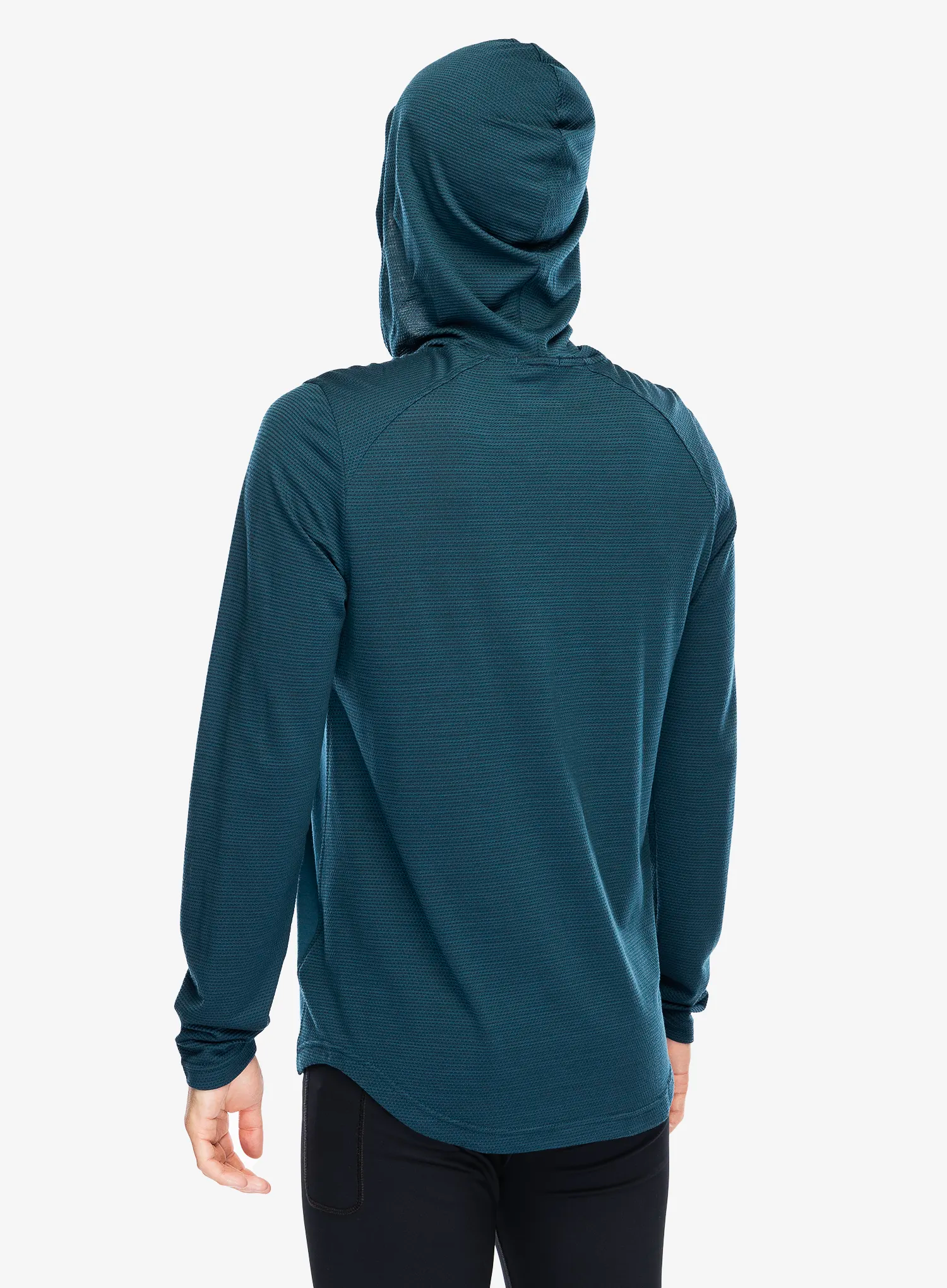 Jopica s kapuco Smartwool  Active Mesh Hoodie - twilight blue