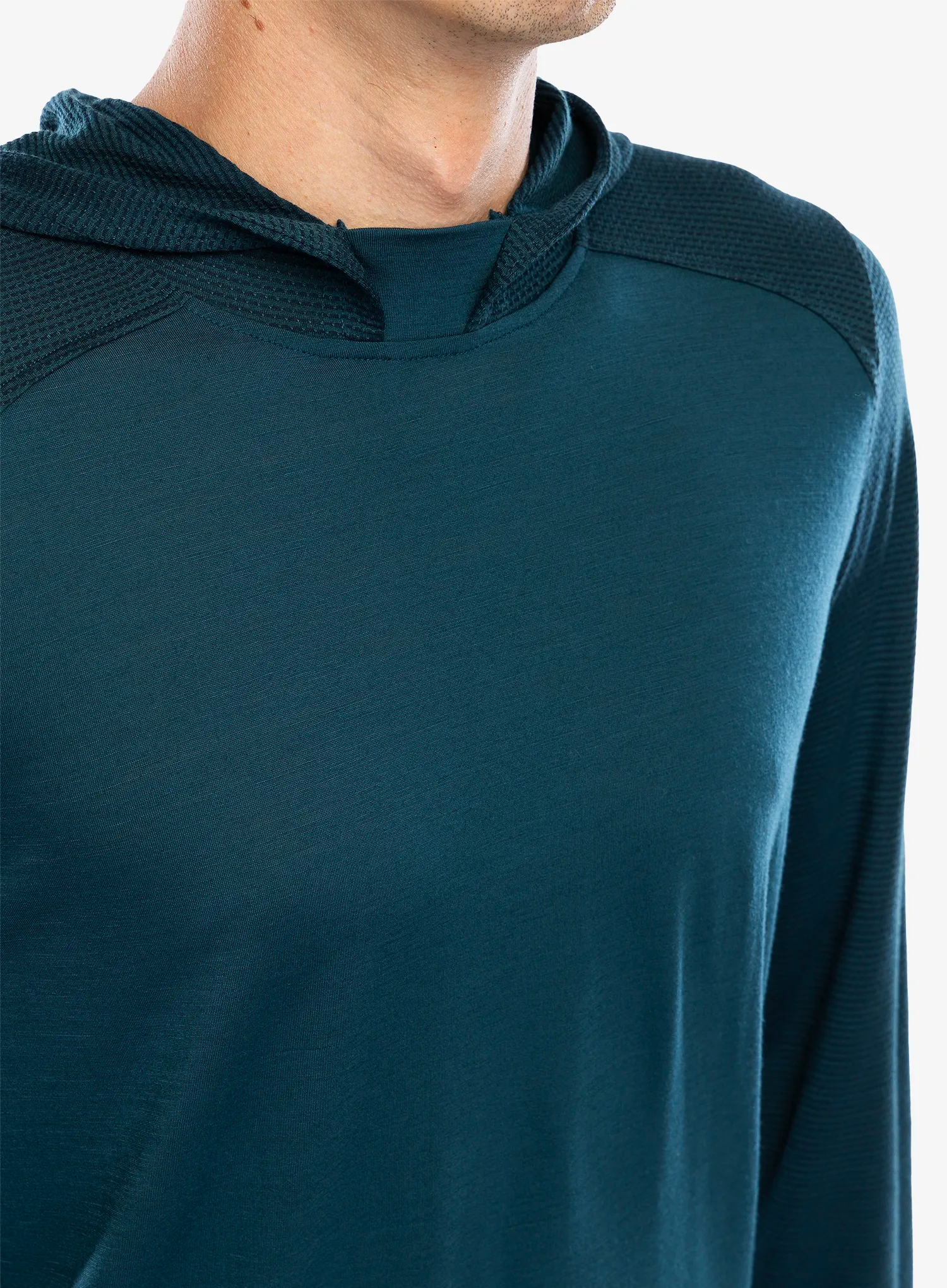 Jopica s kapuco Smartwool  Active Mesh Hoodie - twilight blue