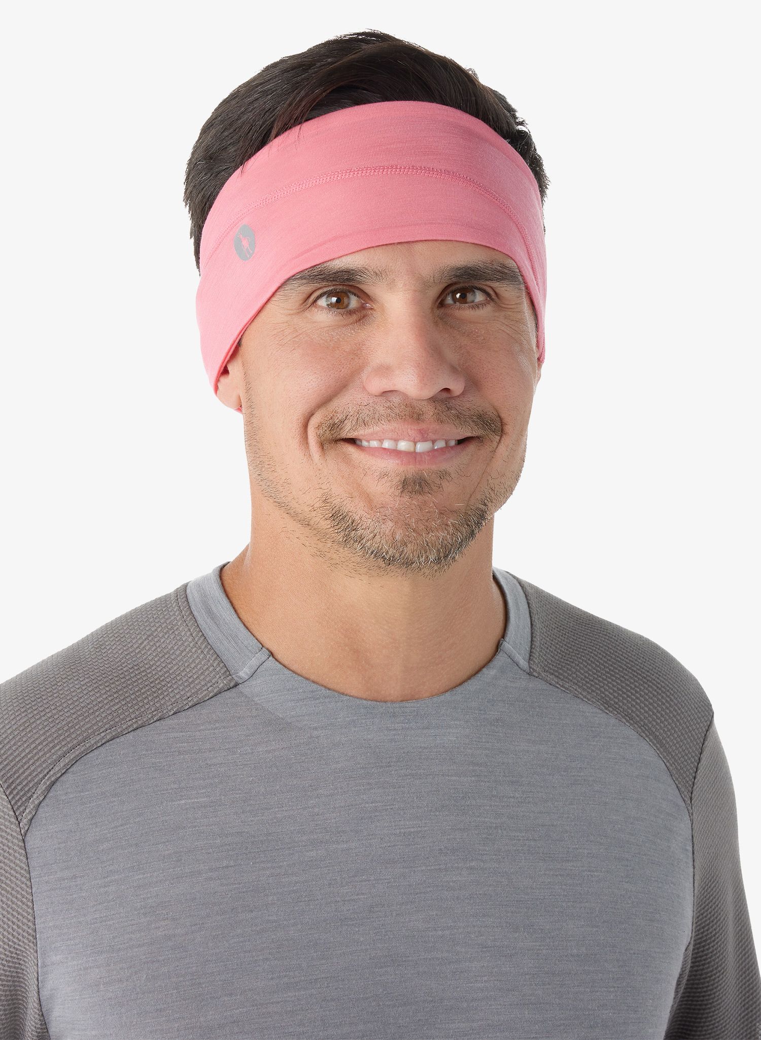 Naglavni trak Smartwool Active Ultralite Headband - guava pink