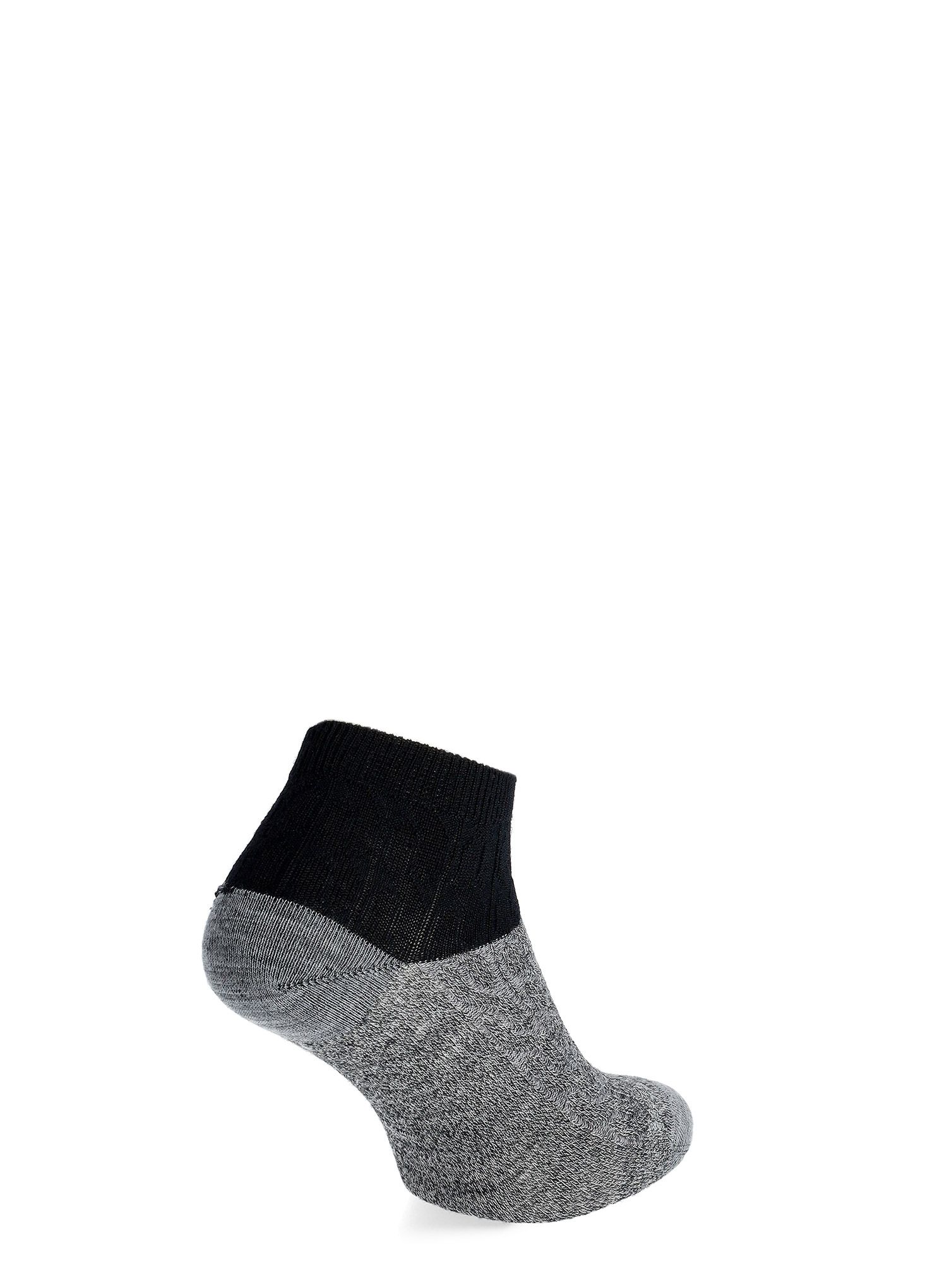 Ženske merino nogavice Smartwool Cable Ankle Boot Socks - black