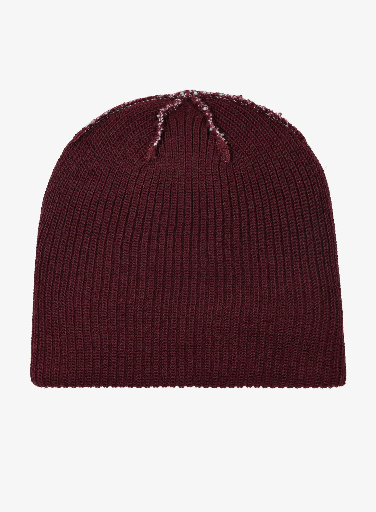 Zimska kapa Smartwool Cantar Colorblock Beanie - eggplant plaid