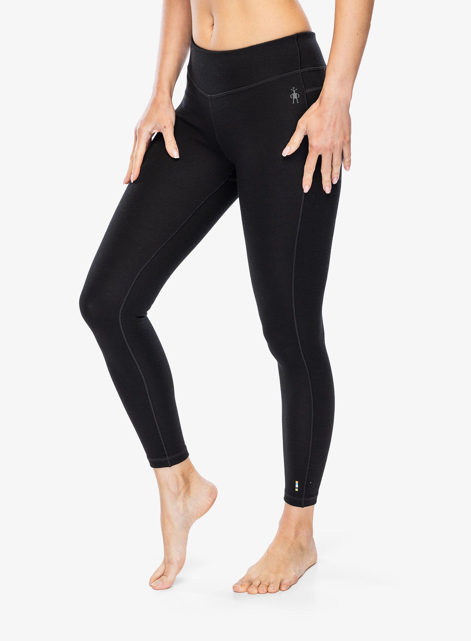 Ženske termo pajkice Smartwool Classic Merino BL Bottom - black
