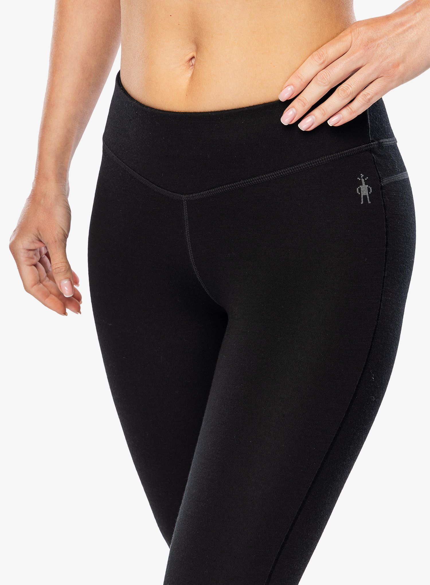 Ženske termo pajkice Smartwool Classic Merino BL Bottom - black