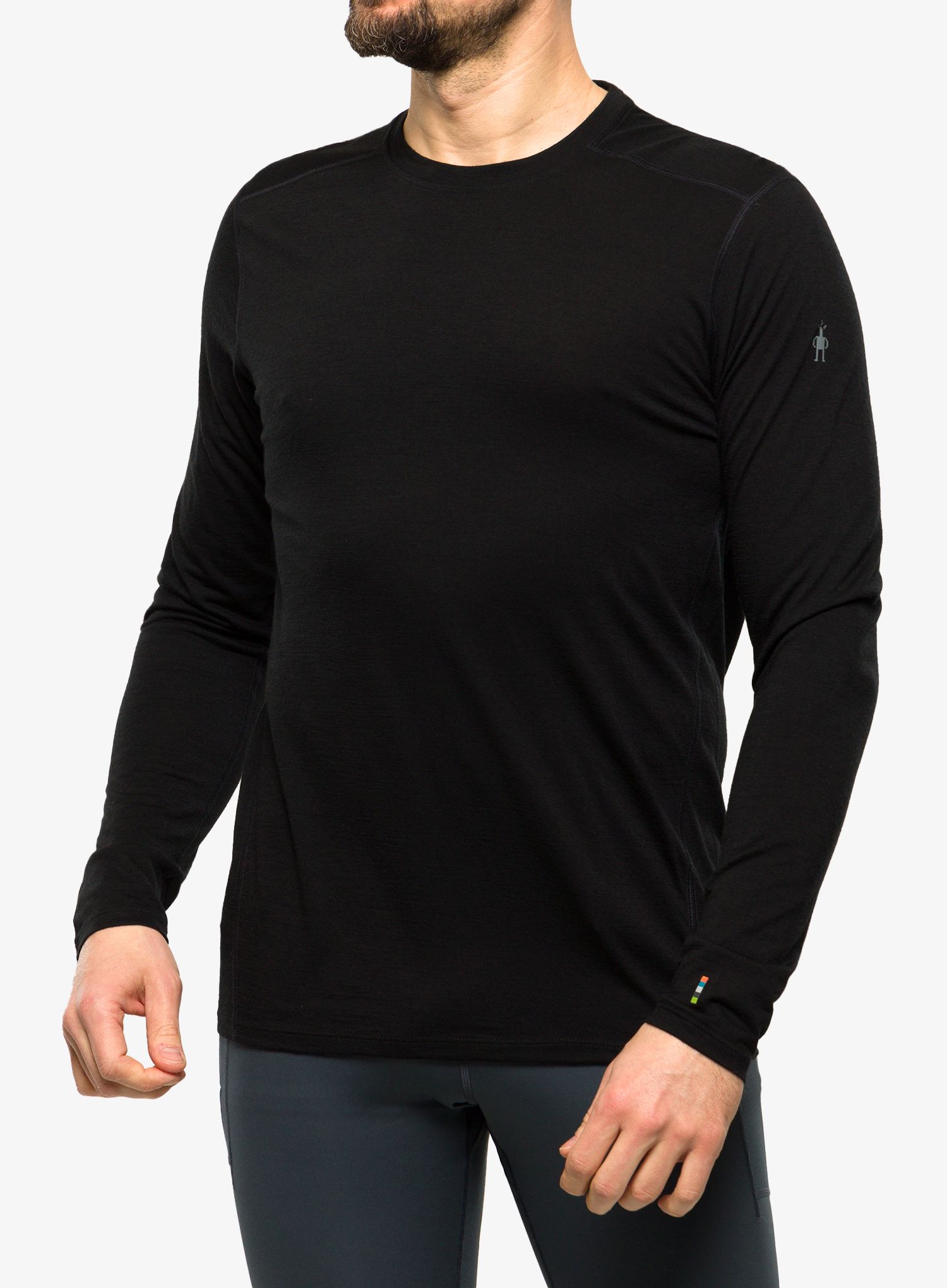 Termo flis jopa Smartwool Classic Merino Base Layer LS Boxed - black