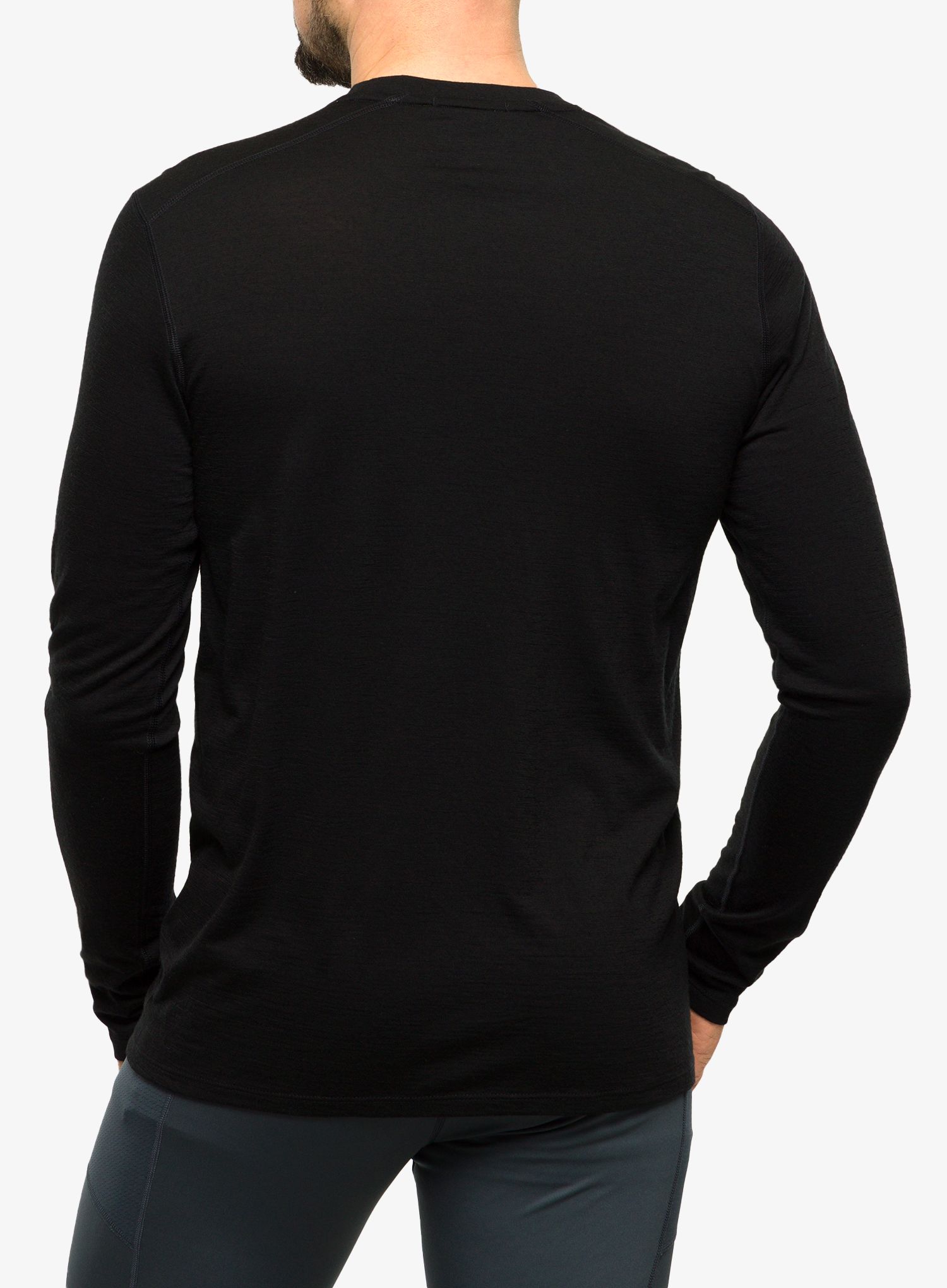 Termo flis jopa Smartwool Classic Merino Base Layer LS Boxed - black