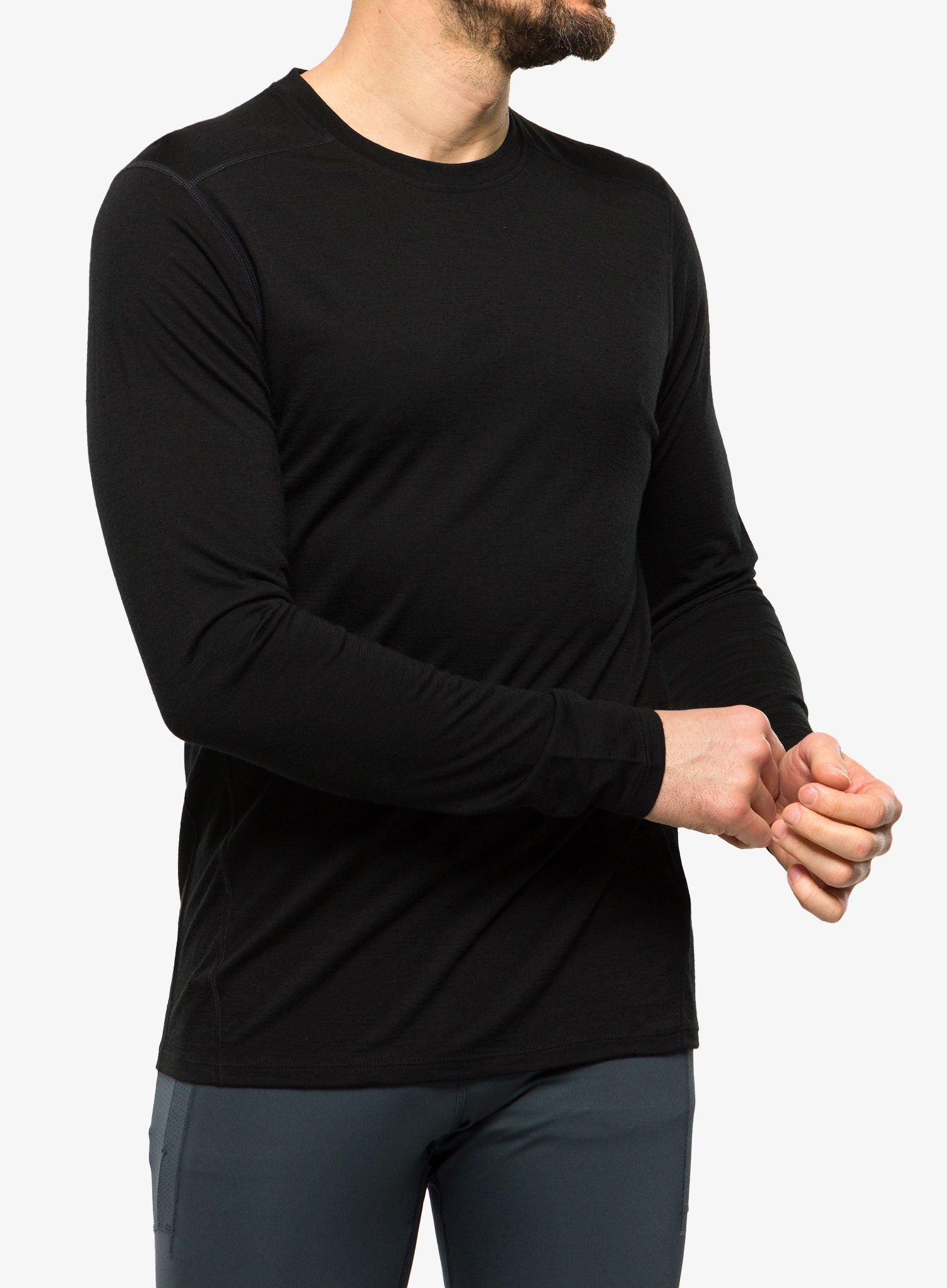 Termo flis jopa Smartwool Classic Merino Base Layer LS Boxed - black