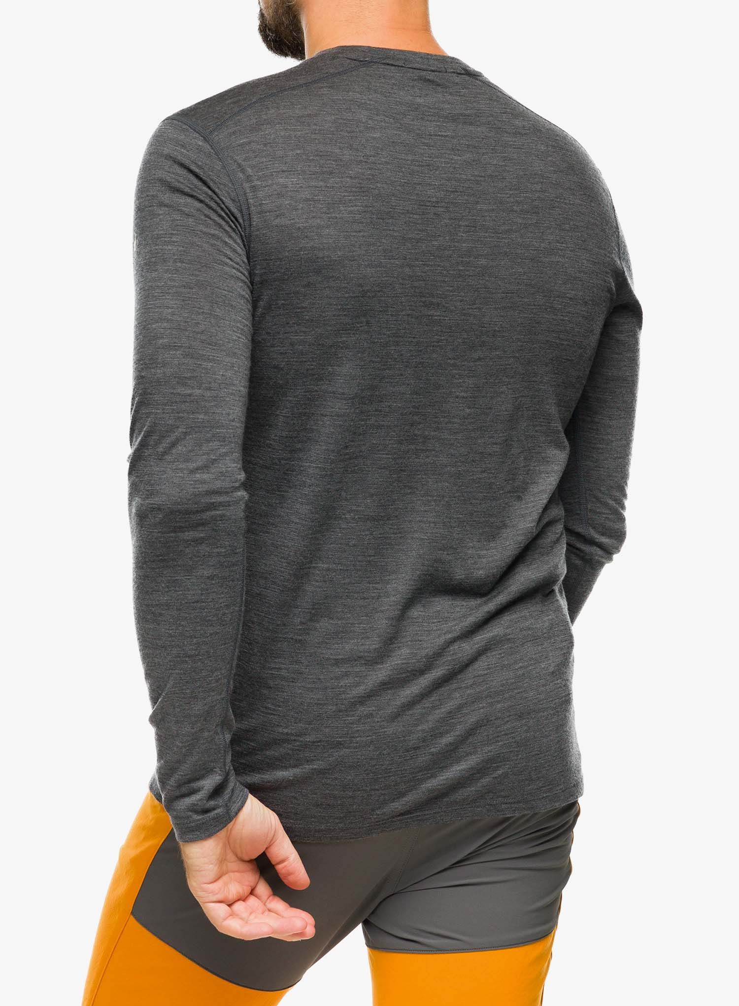 Termo flis jopa Smartwool Classic Merino Base Layer LS Boxed - iron heather