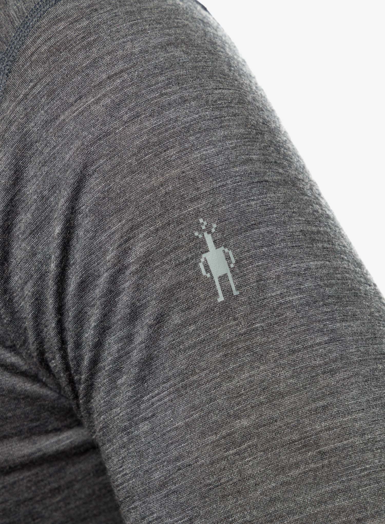Termo flis jopa Smartwool Classic Merino Base Layer LS Boxed - iron heather