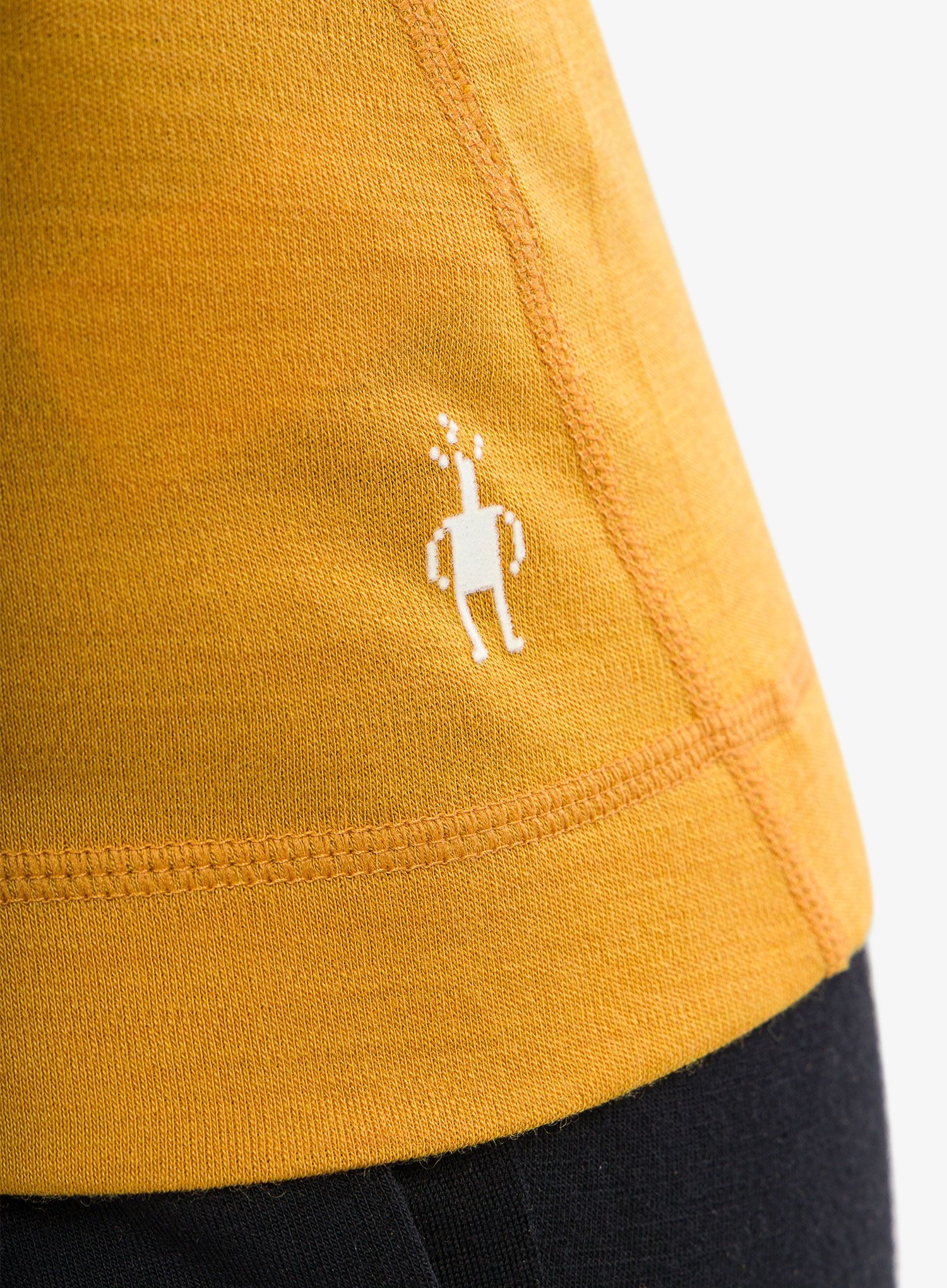 Ženska jopica Smartwool Classic Thermal Merino Base Layer Crew Boxed - honey gold heather
