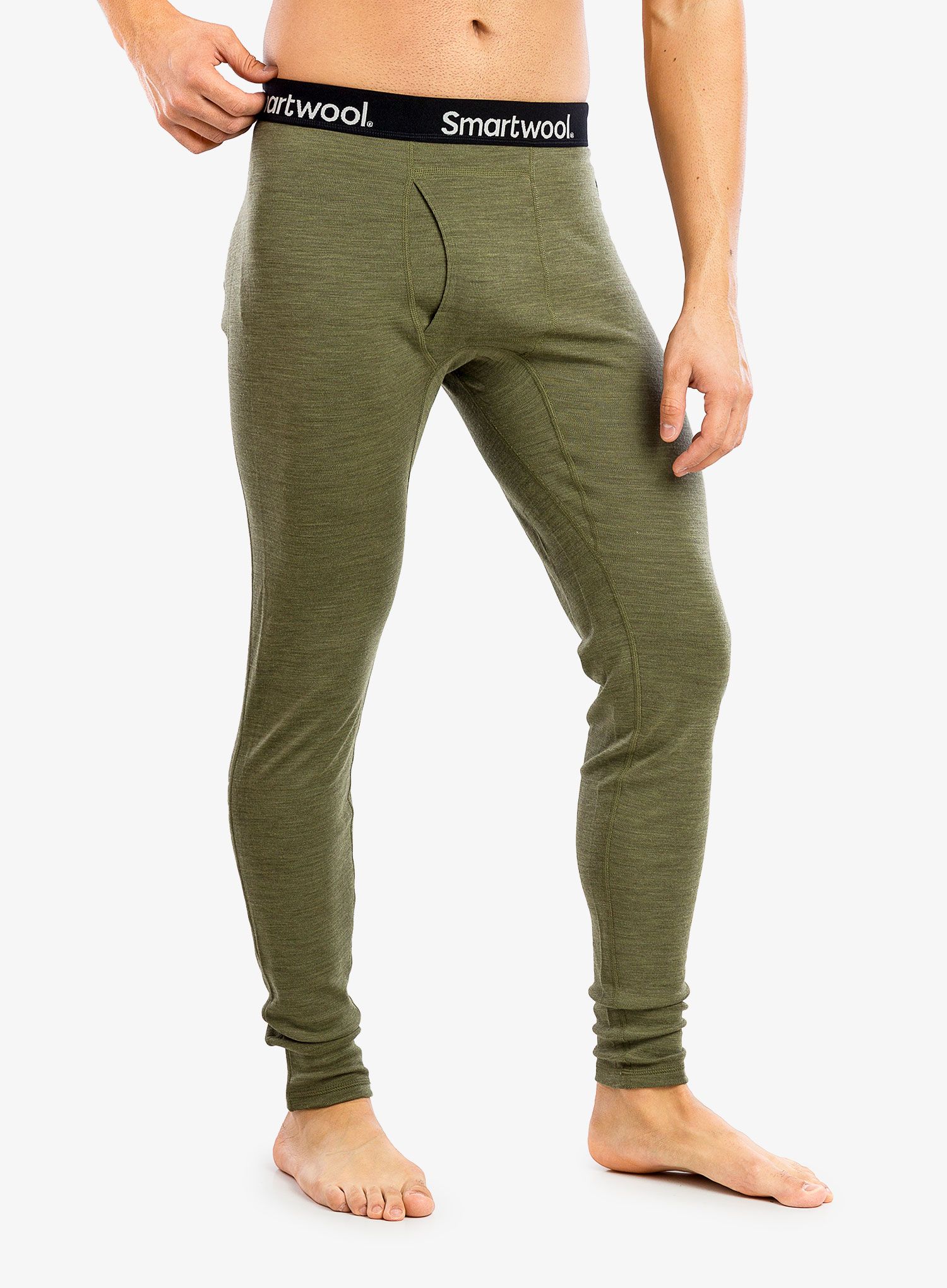 Termo pajkice Smartwool Classic Thermal Merino Base Layer Bottom - winter moss