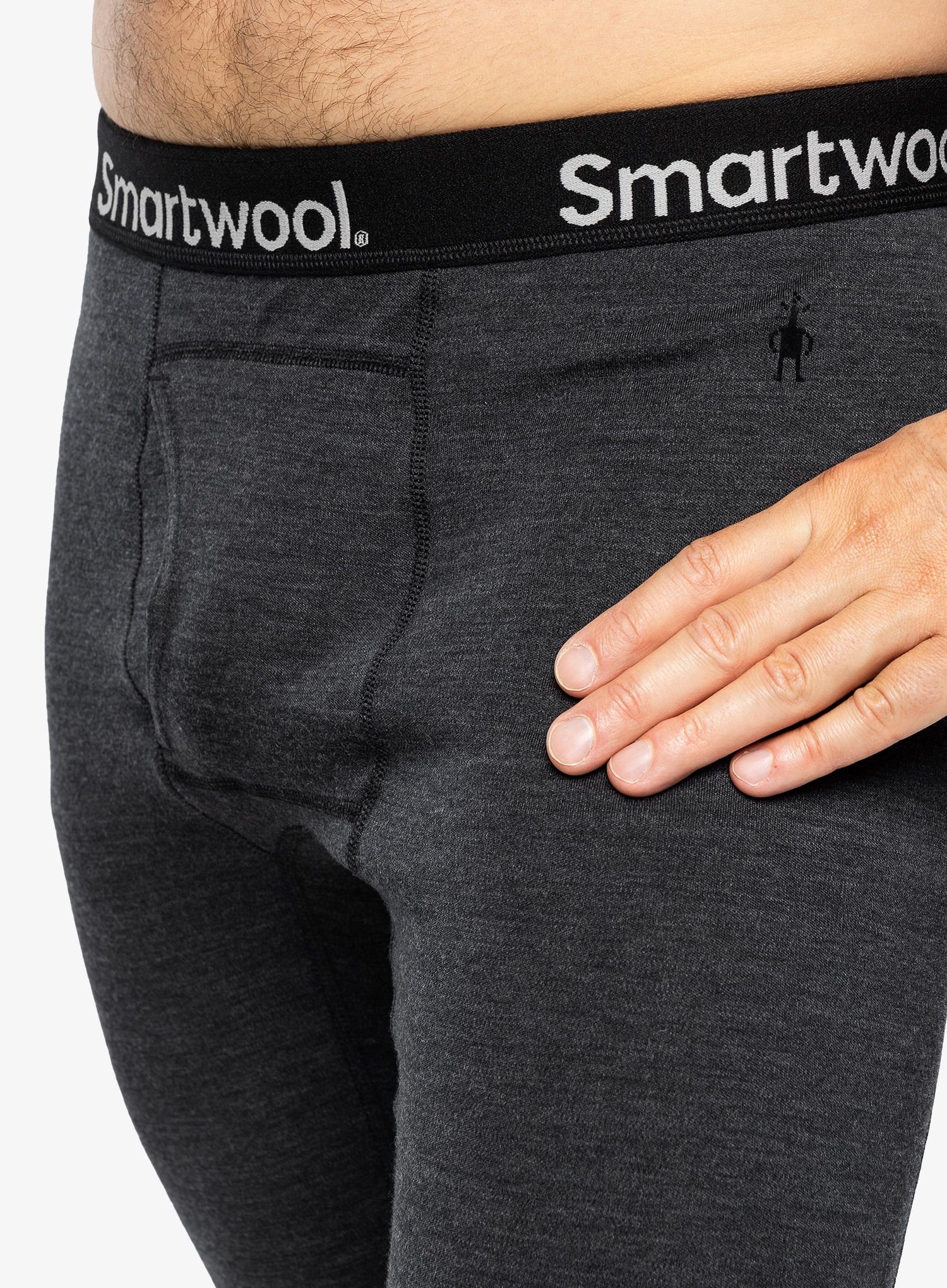 Termo pajkice Smartwool Classic Thermal Merino Base Layer Bottom - charcoal heather