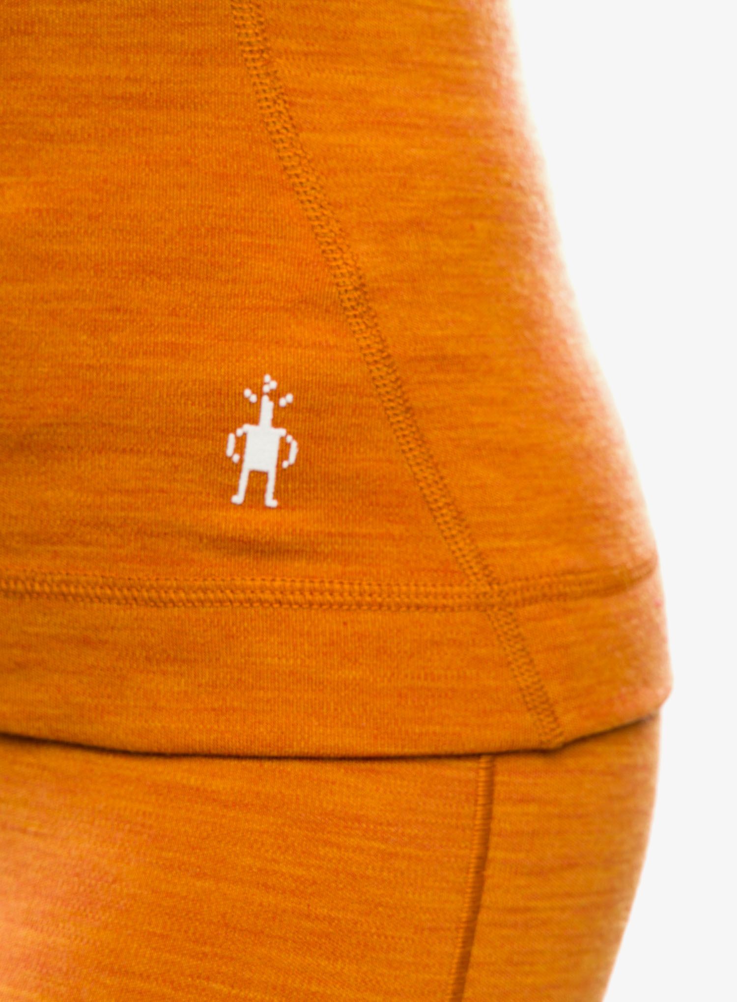 Ženska jopica Smartwool Classic Thermal Merino Base Layer Crew Boxed - marmalade heather