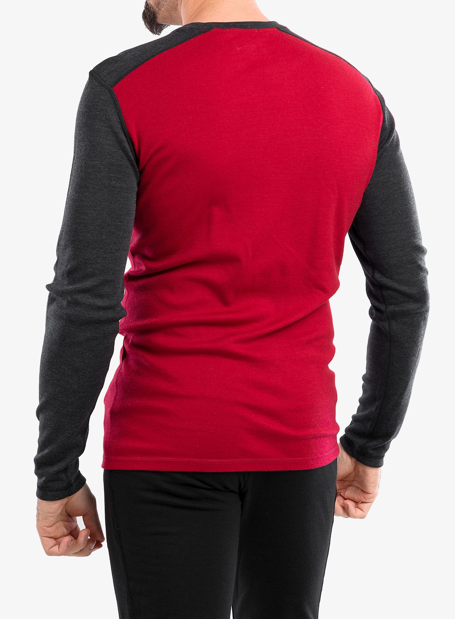 Jopica Smartwool Classic Thermal Merino Base Layer Crew Boxed - rythmic red