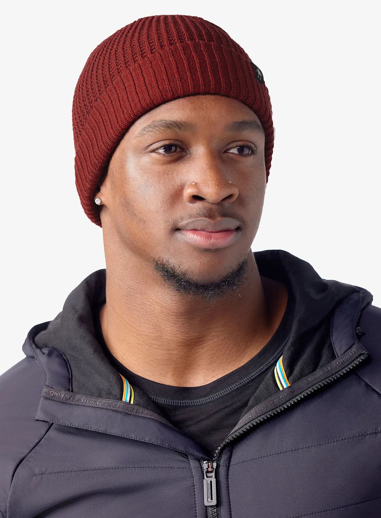 Zimska kapa Smartwool Creek Run Beanie - currant heather