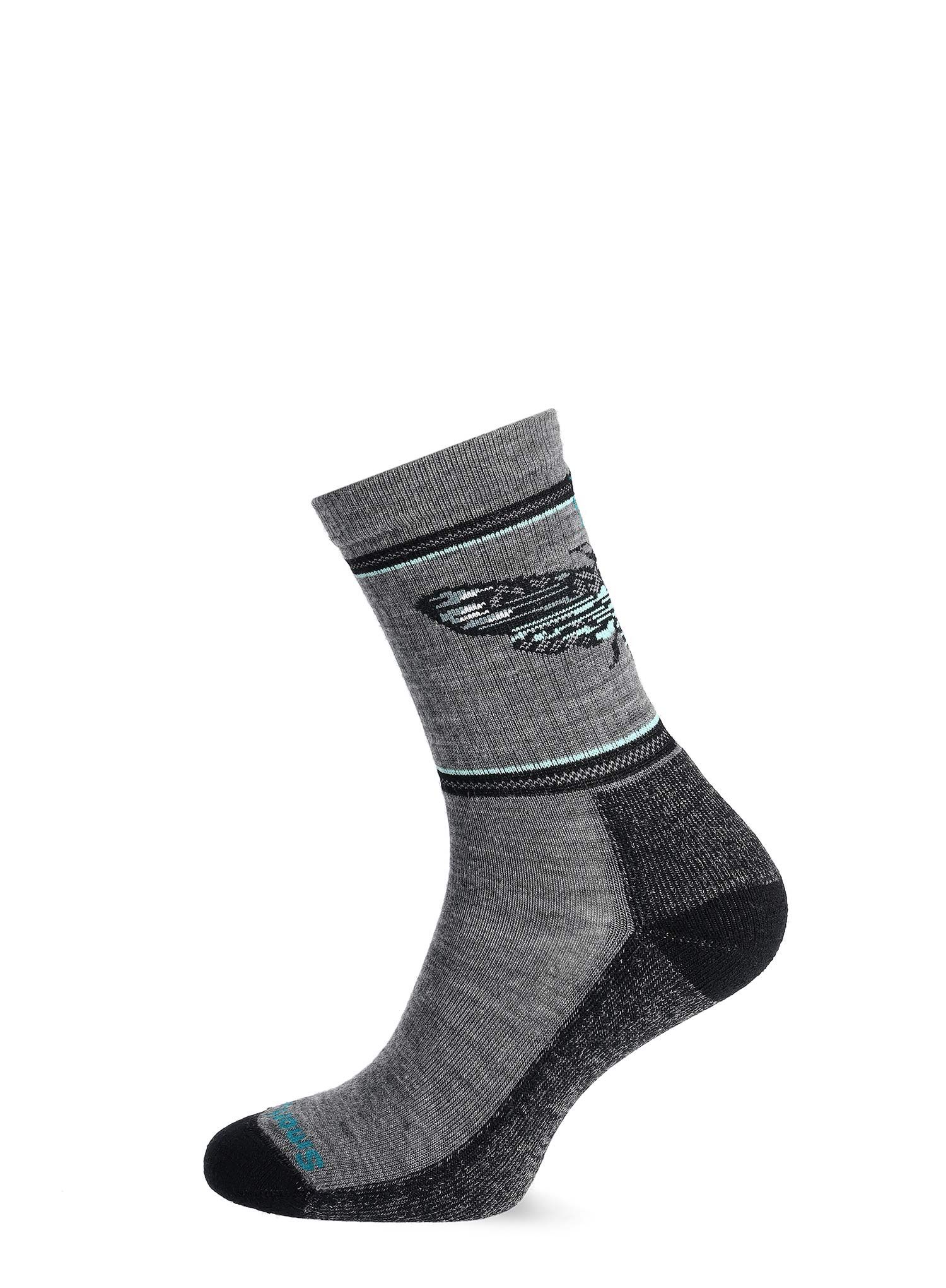 Merino nogavice Smartwool Everyday Forest Loot 2 Crew Socks - medium gray