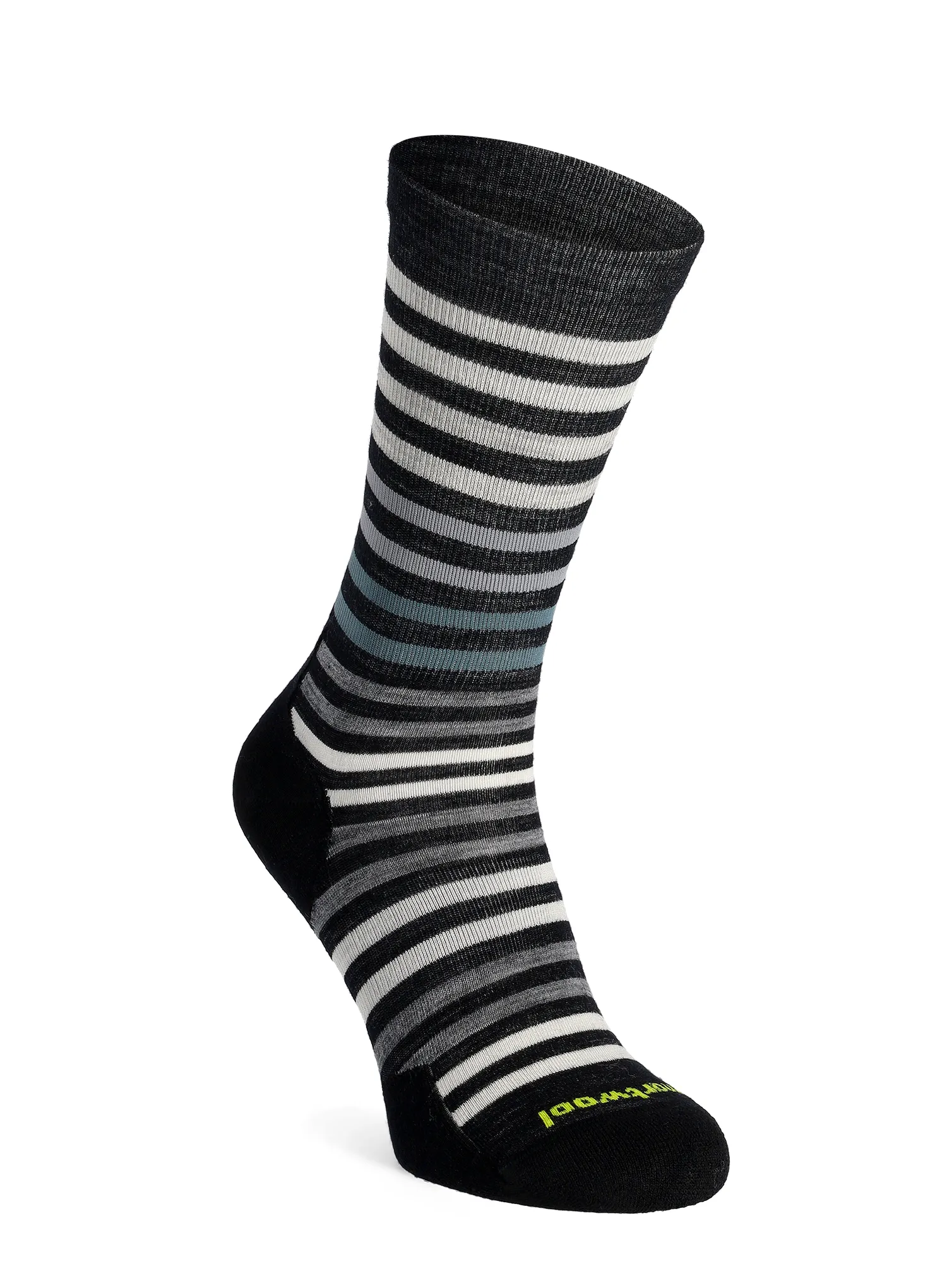 Nogavice Smartwool Everyday Spruce Street Crew Socks - black/white