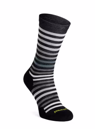 Nogavice Smartwool Everyday Spruce Street Crew Socks - black/white