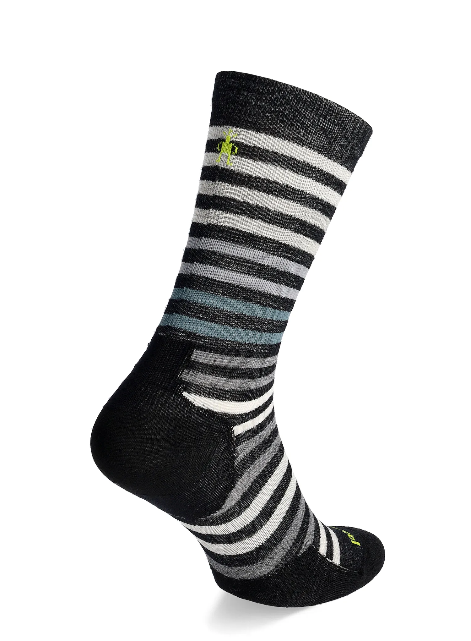 Nogavice Smartwool Everyday Spruce Street Crew Socks - black/white