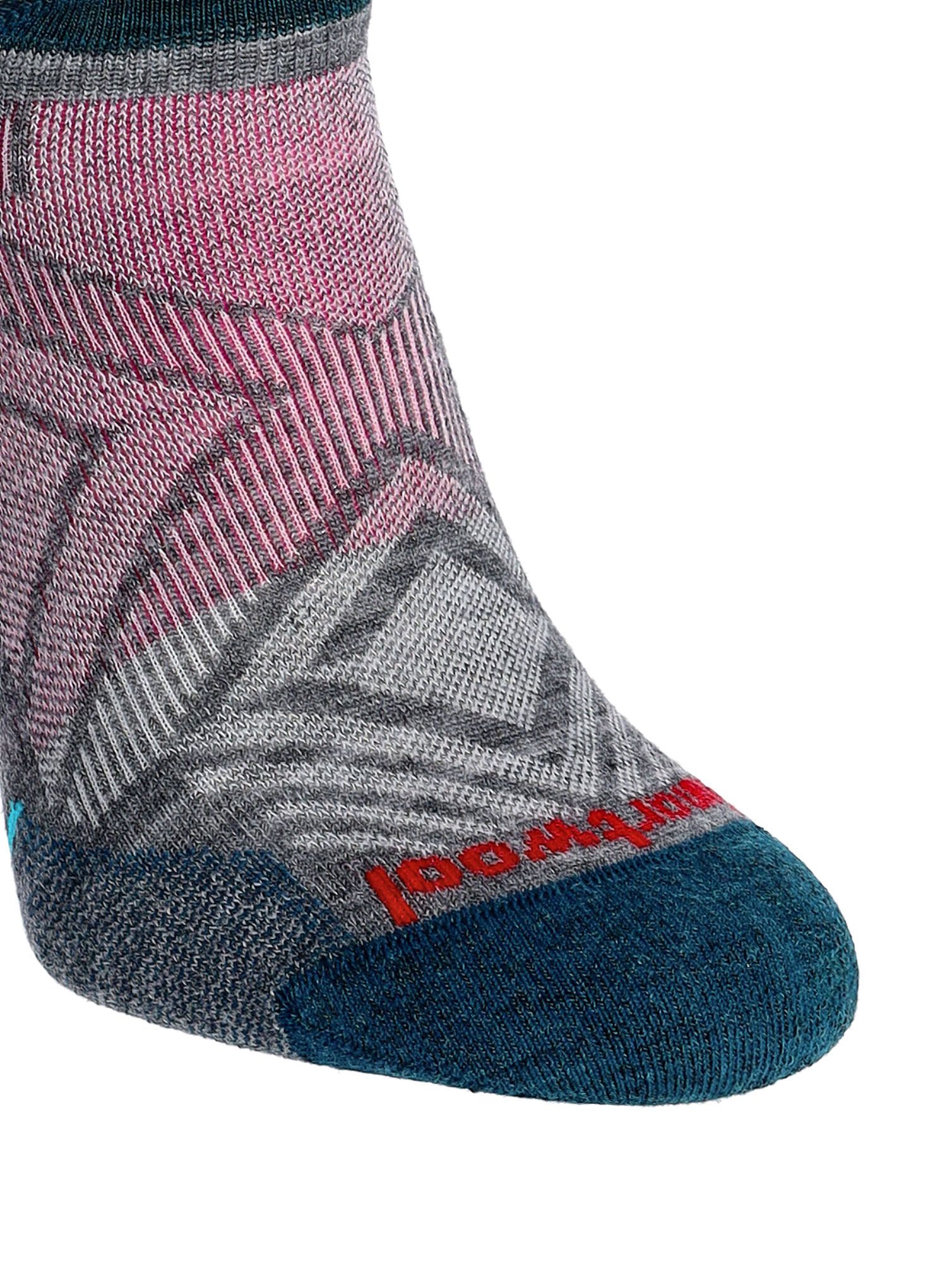 Ženske merino nogavice Smartwool Run Zero Cushion Low Ankle Socks - medium gray