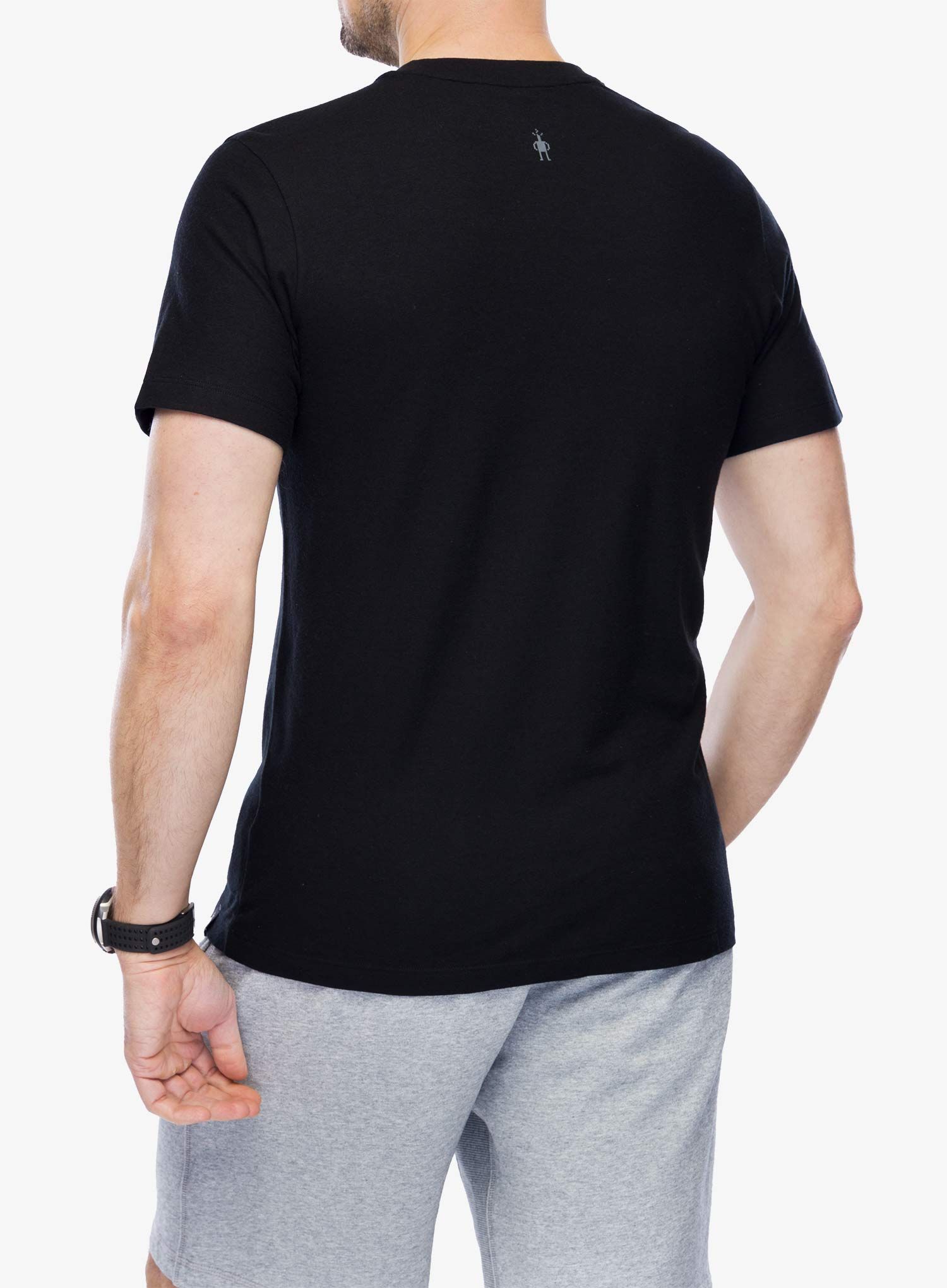 Merino majica Smartwool Gone Camping Graphic Short Sleeve Tee  - black