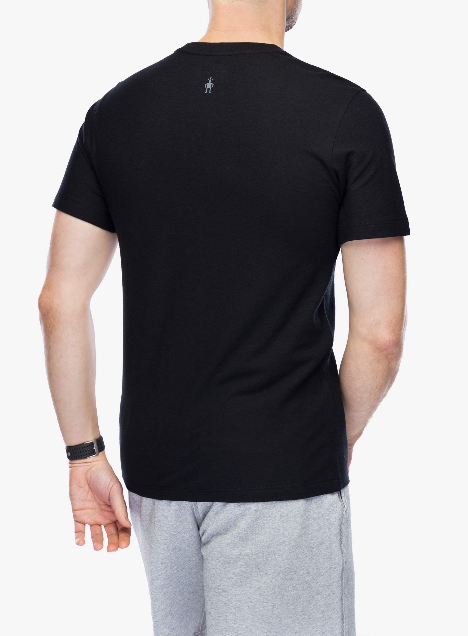 Merino majica Smartwool Gone Camping Graphic Short Sleeve Tee  - black