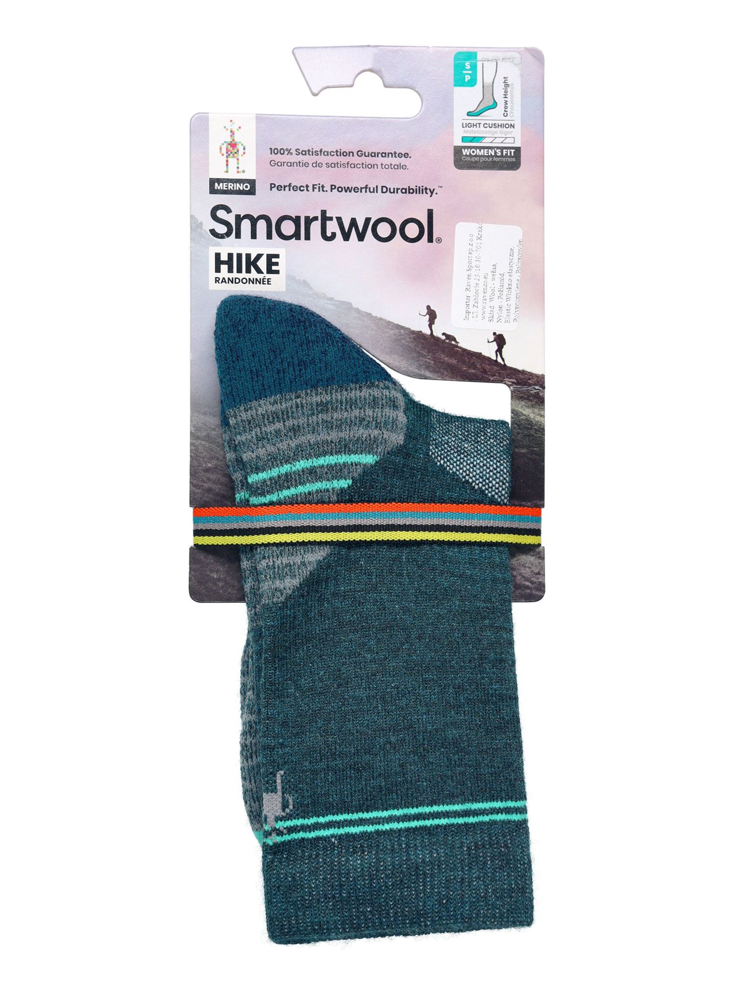 Ženske merino nogavice Smartwool Hike LC Crw - twilight blue