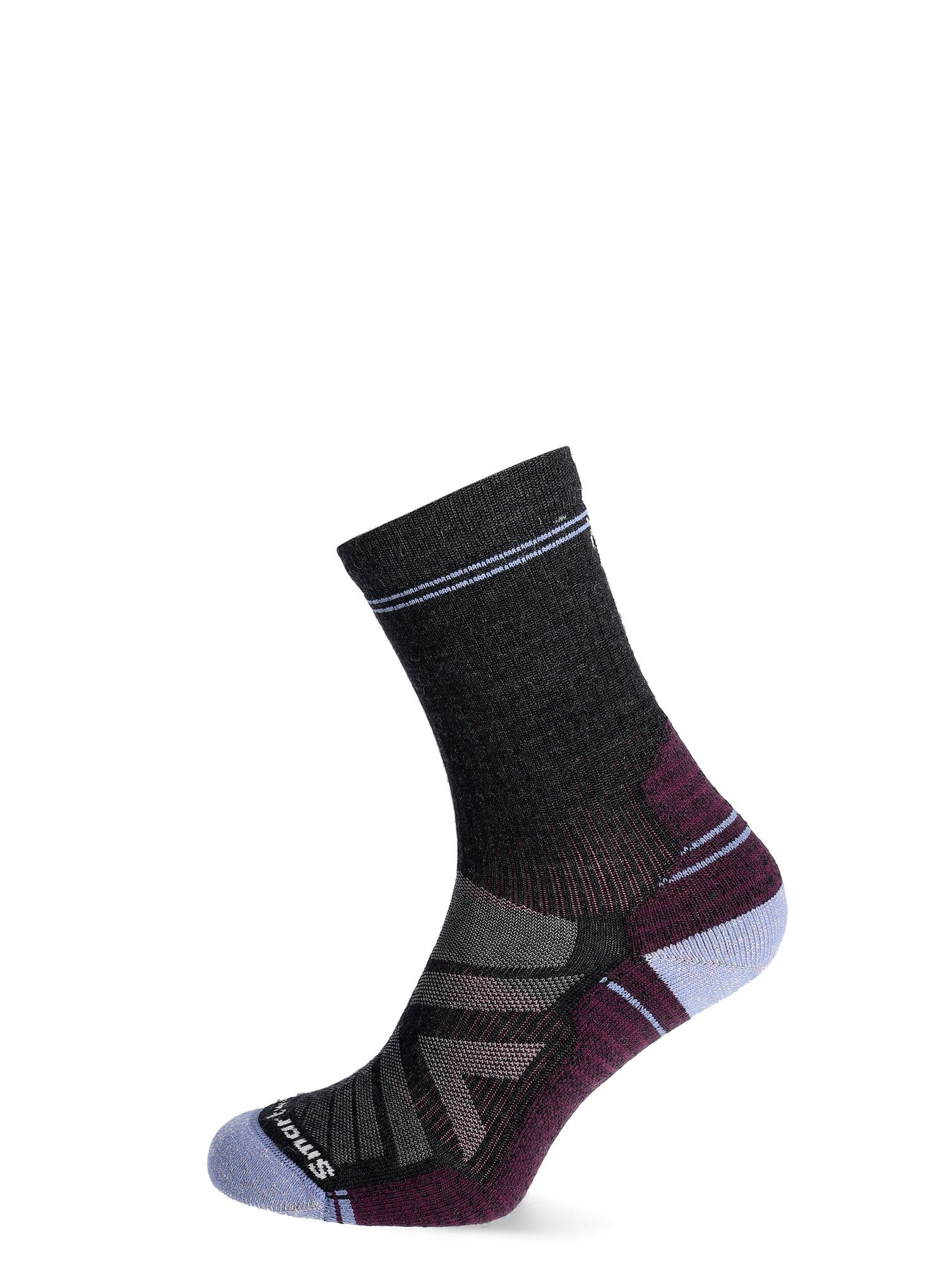 Ženske pohodniške nogavice Smartwool Hike Light Cushion Crew - charcoal