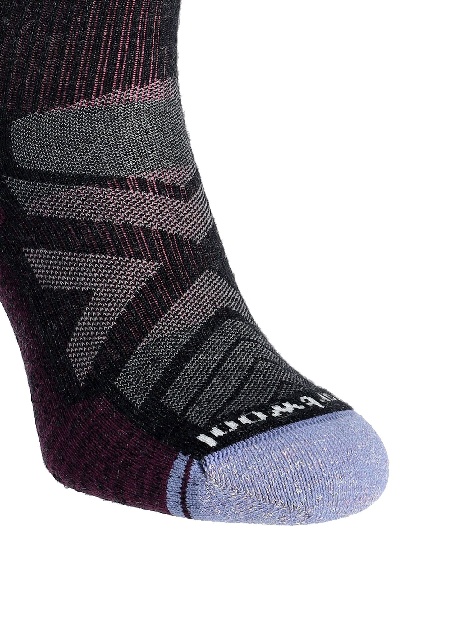 Ženske pohodniške nogavice Smartwool Hike Light Cushion Crew - charcoal