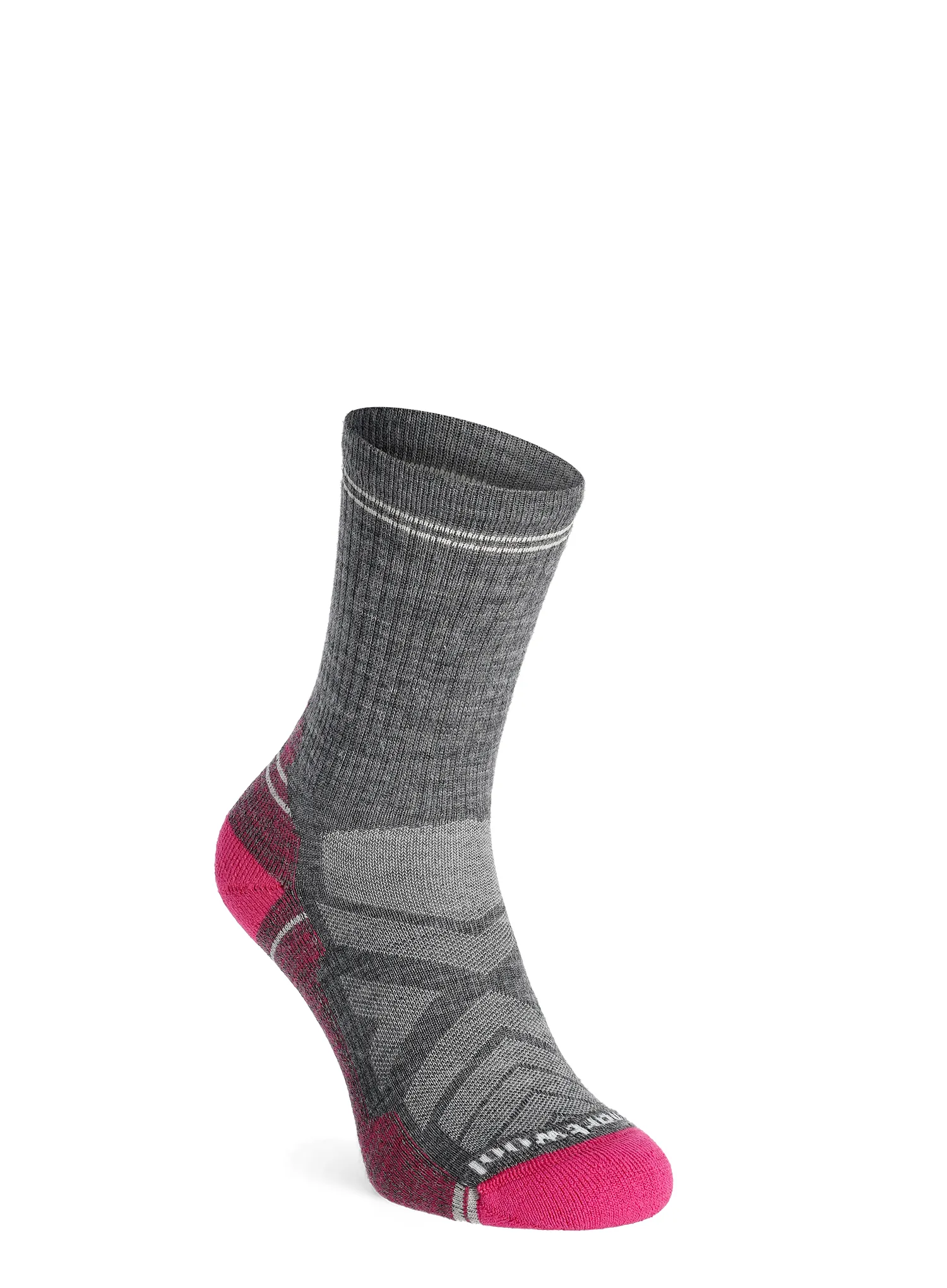 Ženske nogavice Smartwool Hike Light Cushion Crw - power pink