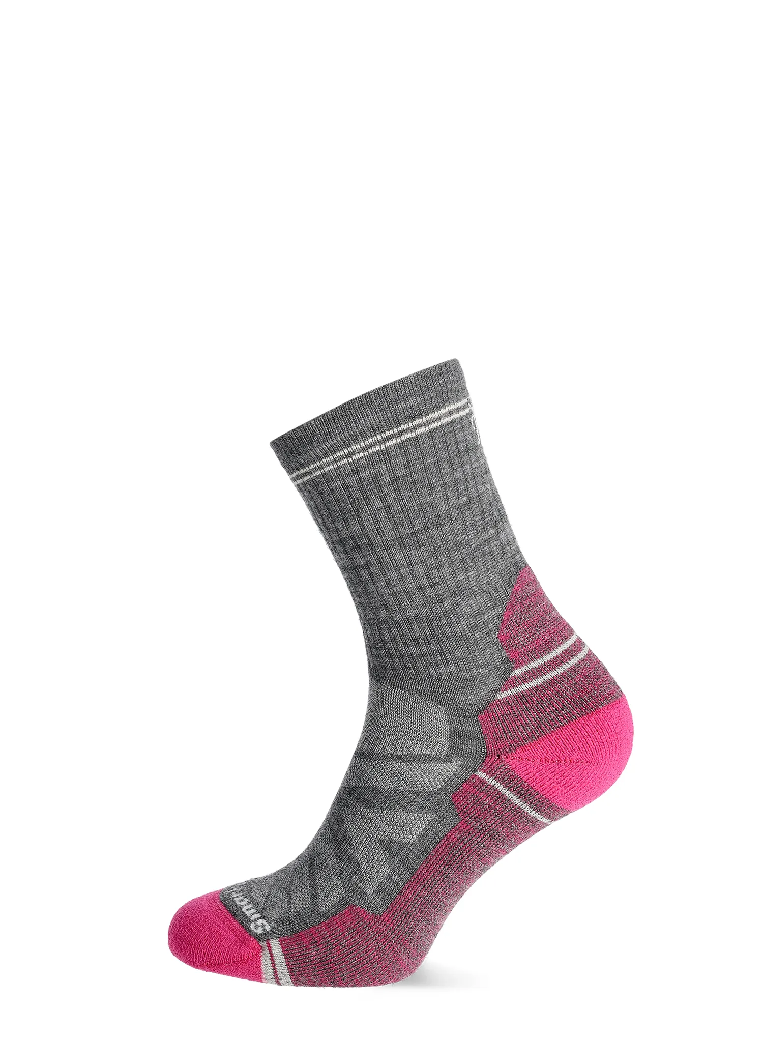 Ženske nogavice Smartwool Hike Light Cushion Crw - power pink