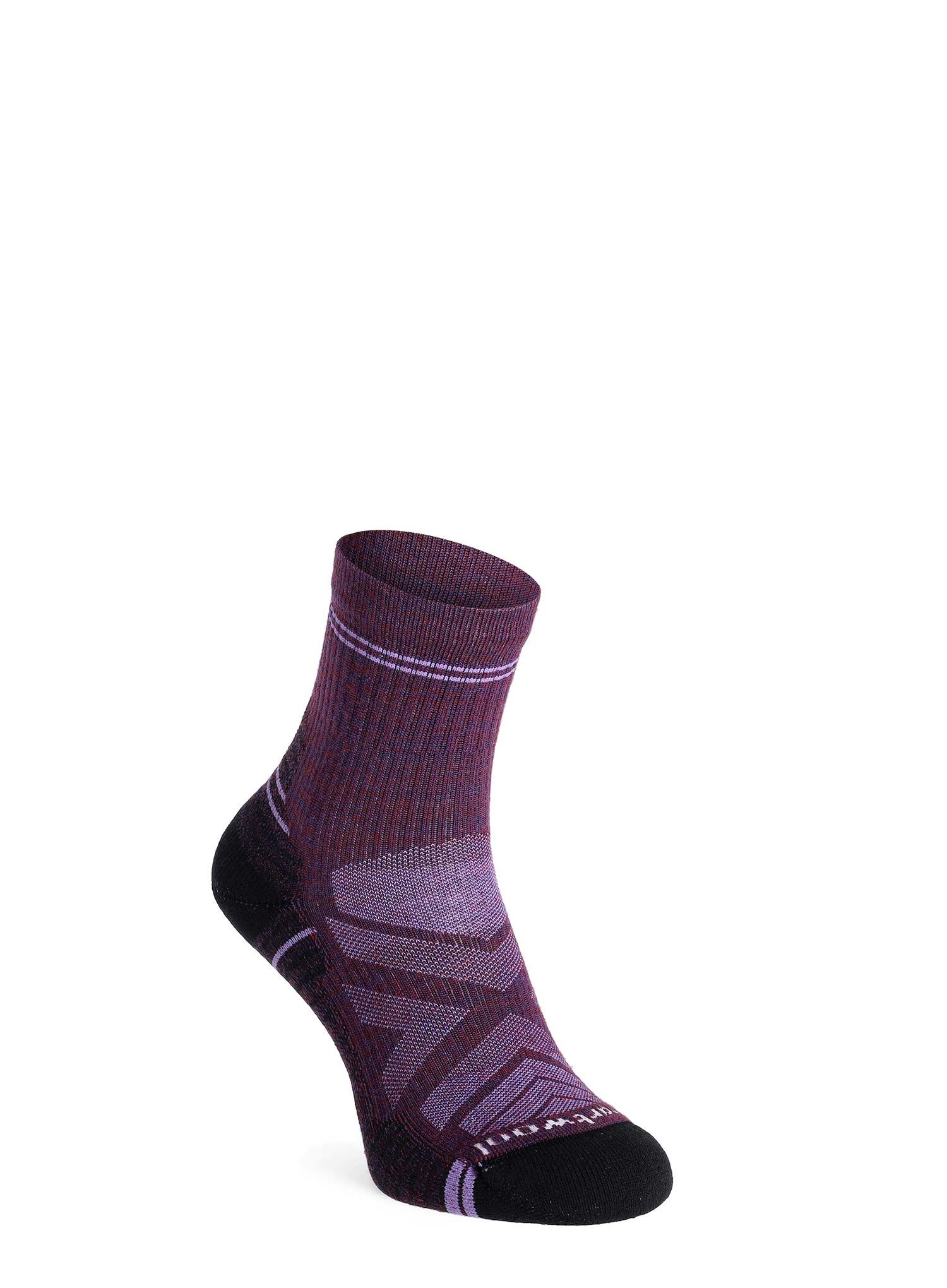 Ženske merino nogavice Smartwool Hike Light Cushion Mid Crew Socks - purple iris
