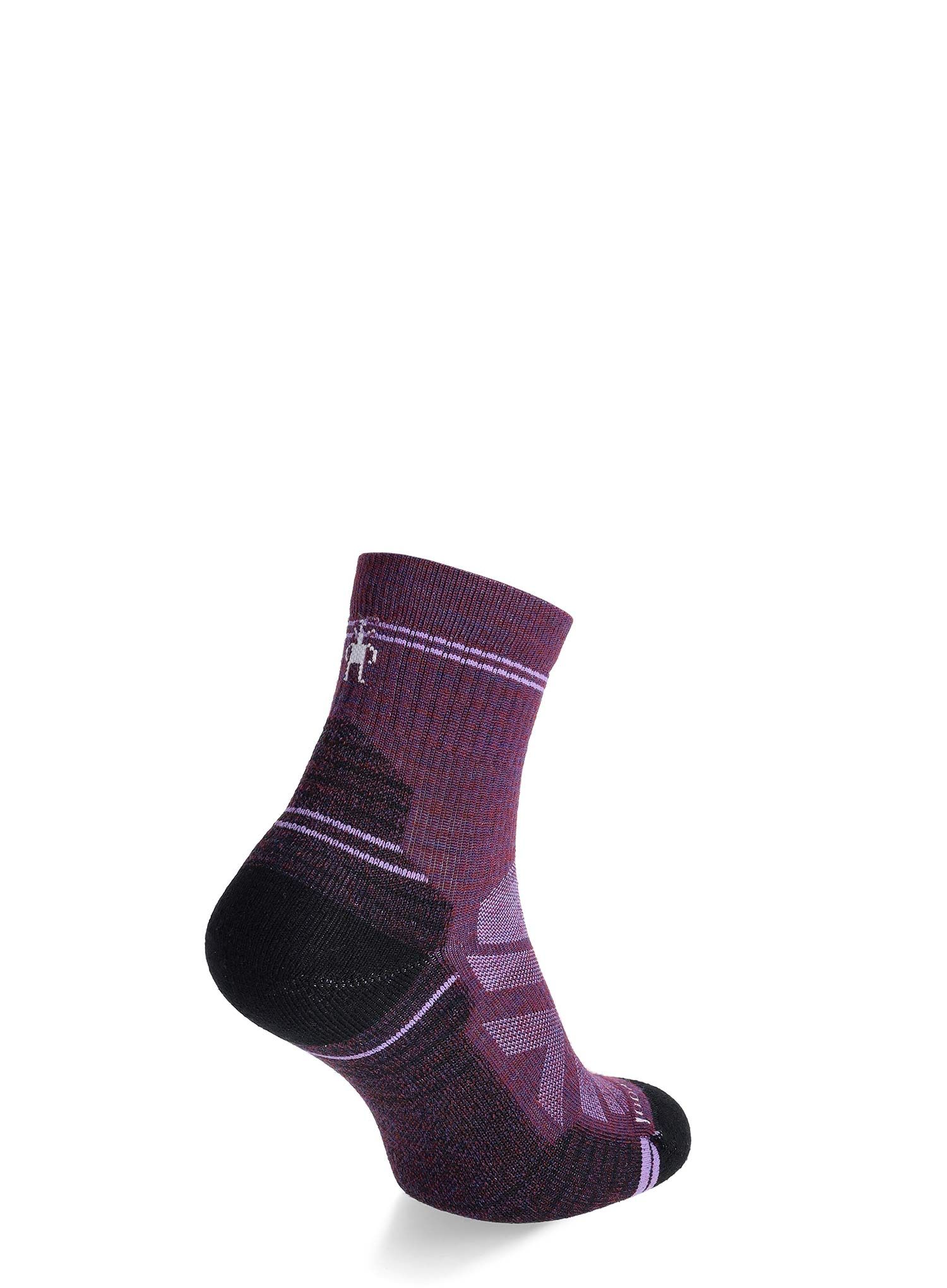 Ženske merino nogavice Smartwool Hike Light Cushion Mid Crew Socks - purple iris