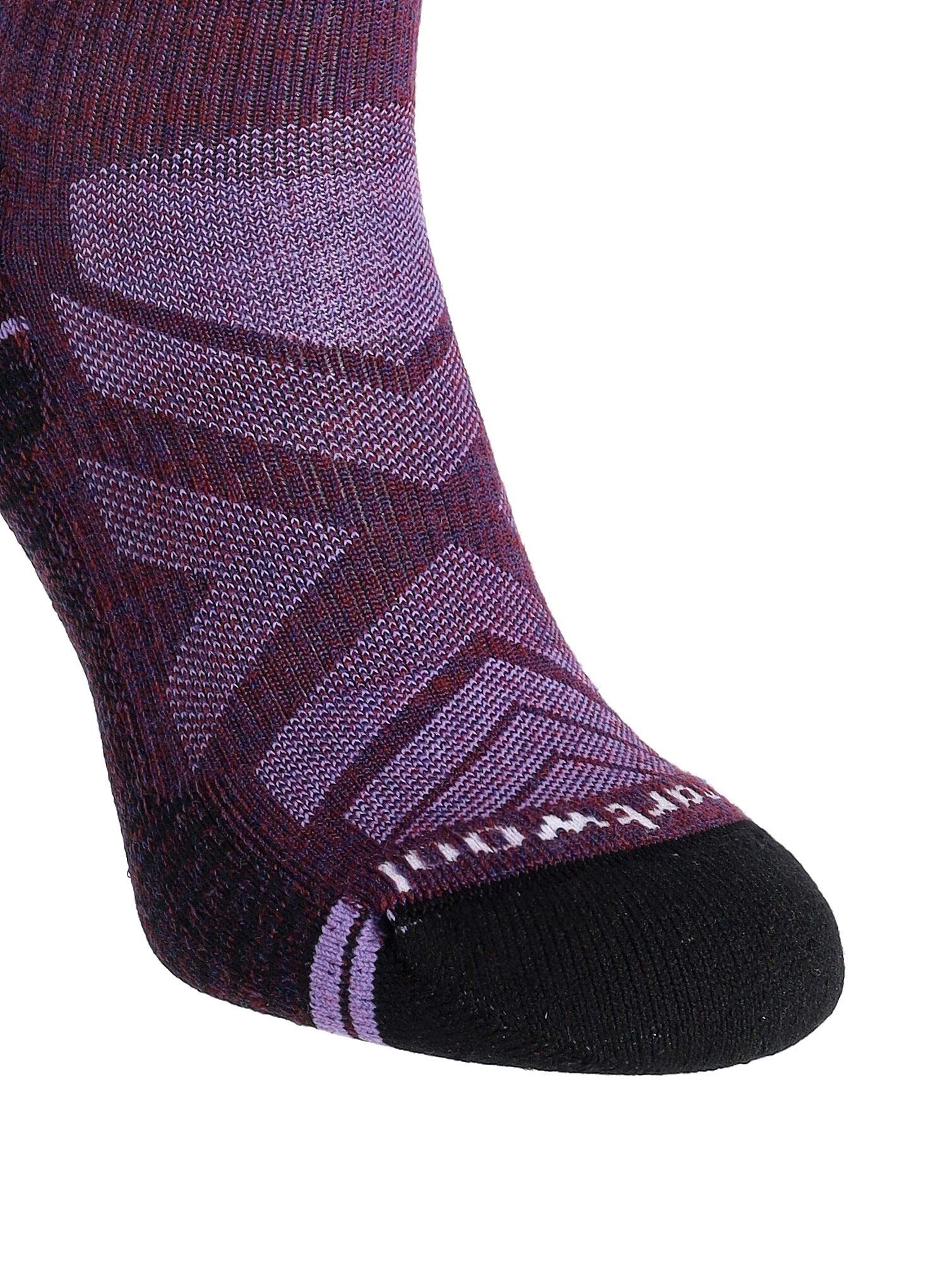 Ženske merino nogavice Smartwool Hike Light Cushion Mid Crew Socks - purple iris