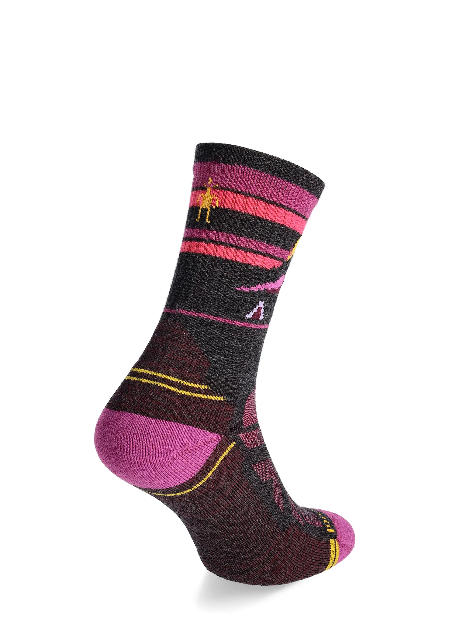 Ženske nogavice Smartwool Hike Light Cushion Mountain Moon Crew Socks - charcoal