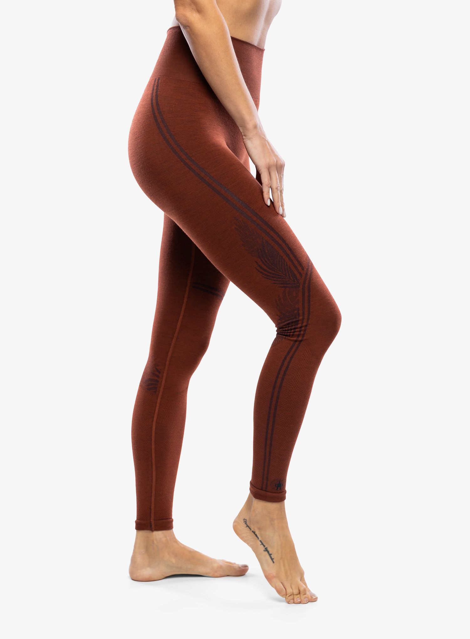 Ženske pajkice Smartwool Intraknit Active Base Layer Bottom - pecan brown