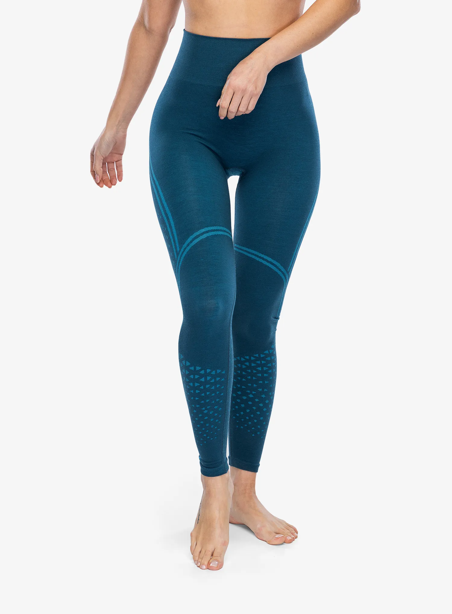 Ženske termo pajkice Smartwool Intraknit Active Base Layer Bottom - twilight blue/pool blue
