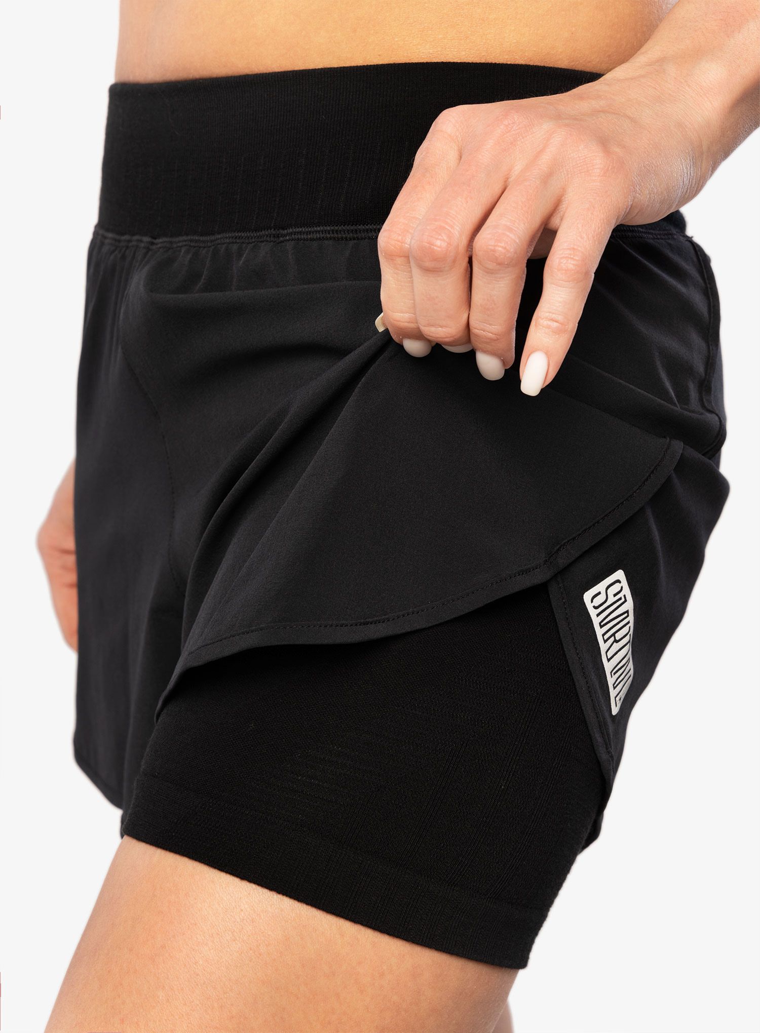 Ženske kratke hlače Smartwool Intraknit Active Lined Short - black