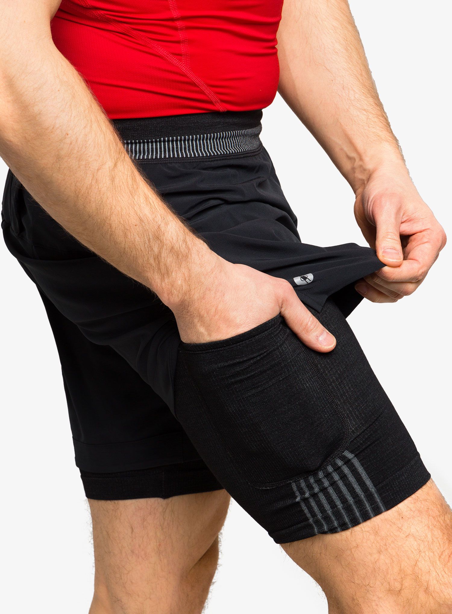 Moške kratke hlače Smartwool Intraknit Active Lined Short - black