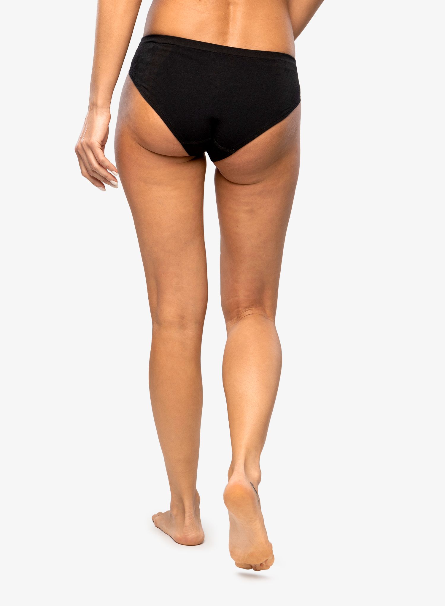 Ženske spodnjice Smartwool Intraknit Bikini Boxed - black