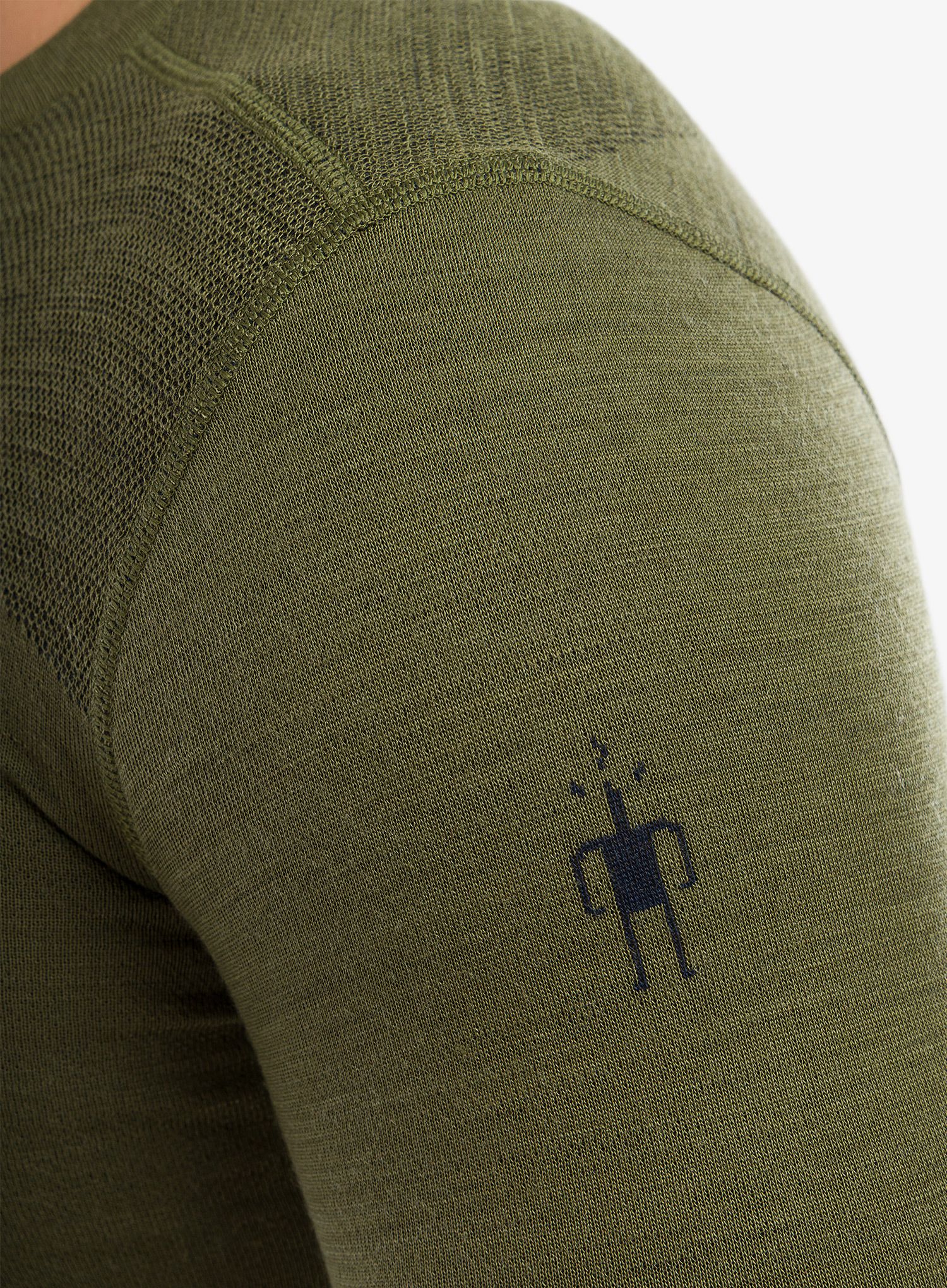 Jopica Smartwool Intraknit Thermal Merino Base Layer Crew - winter moss
