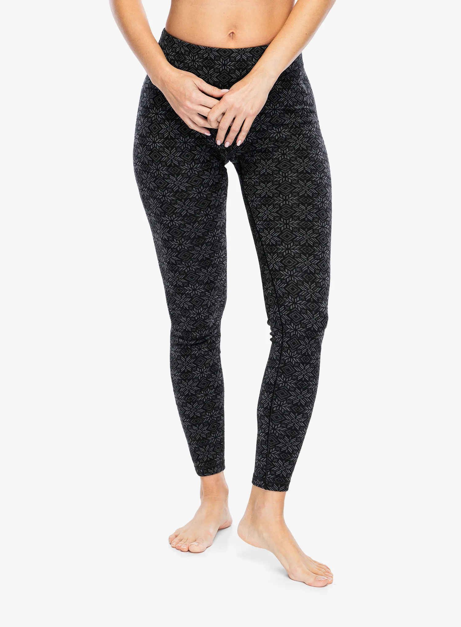 Ženske termo pajkice Smartwool Merino 250 Baselayer Bottom - black digi snow